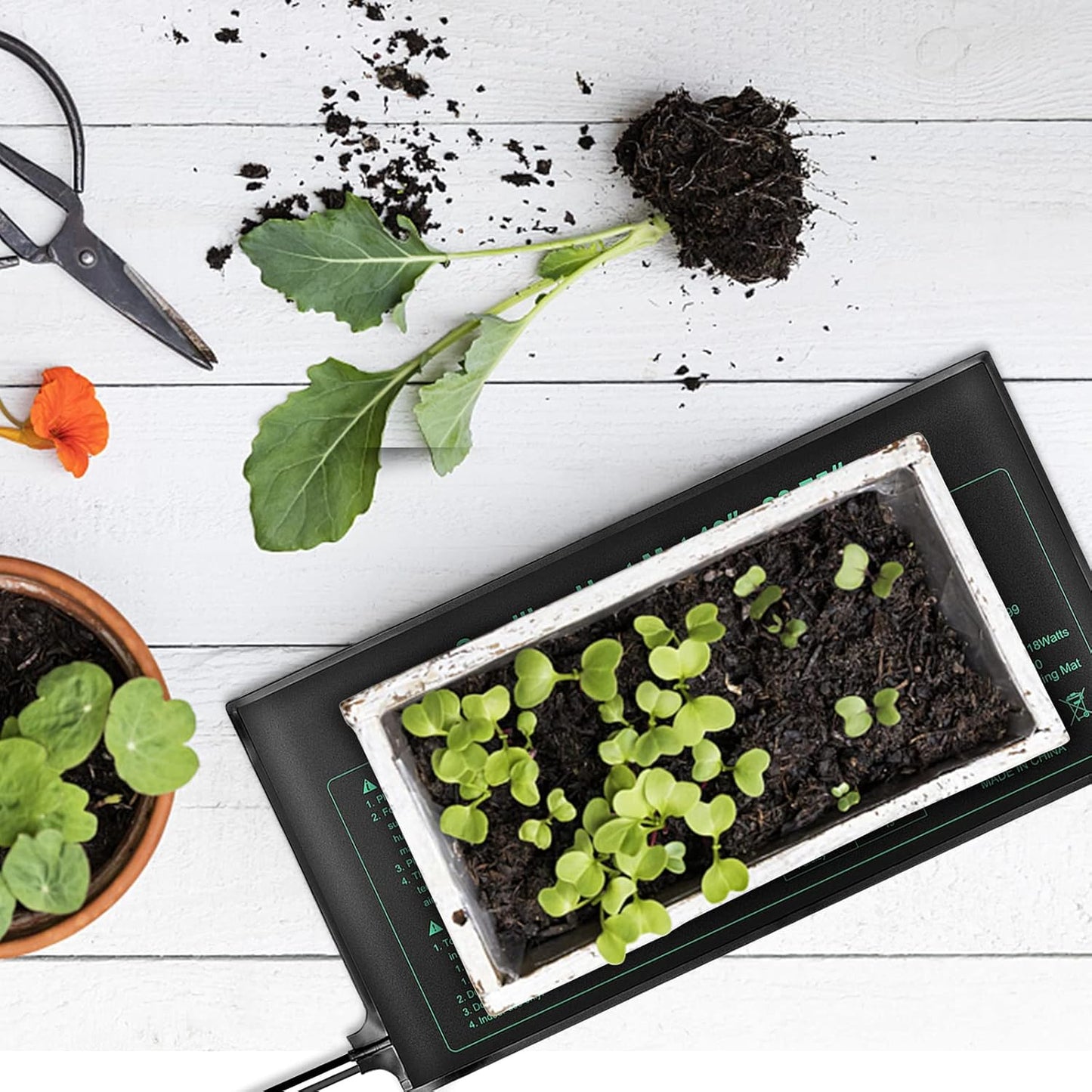 2 x Heizmatten für Sämlinge und Haustiere, seedling heat mat 2 pack