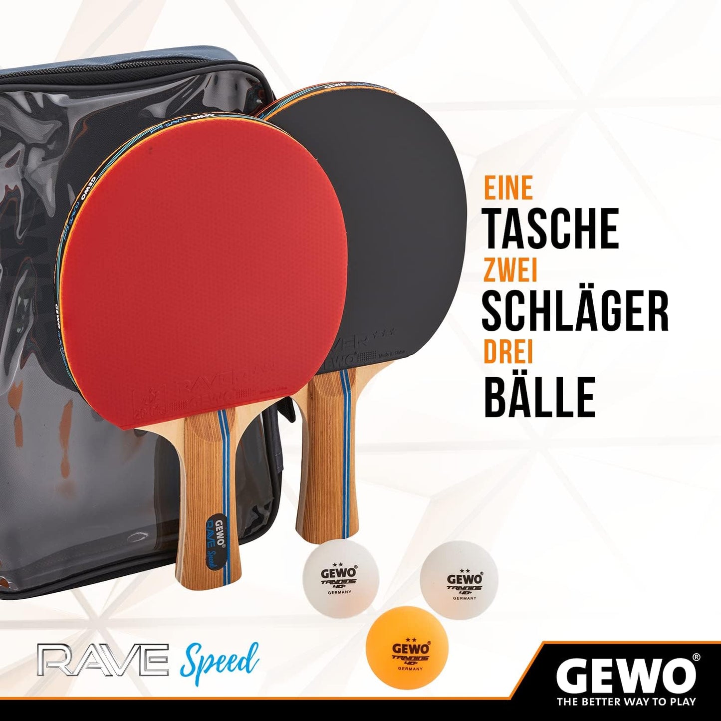 Rave Speed Tischtennisschläger Set
