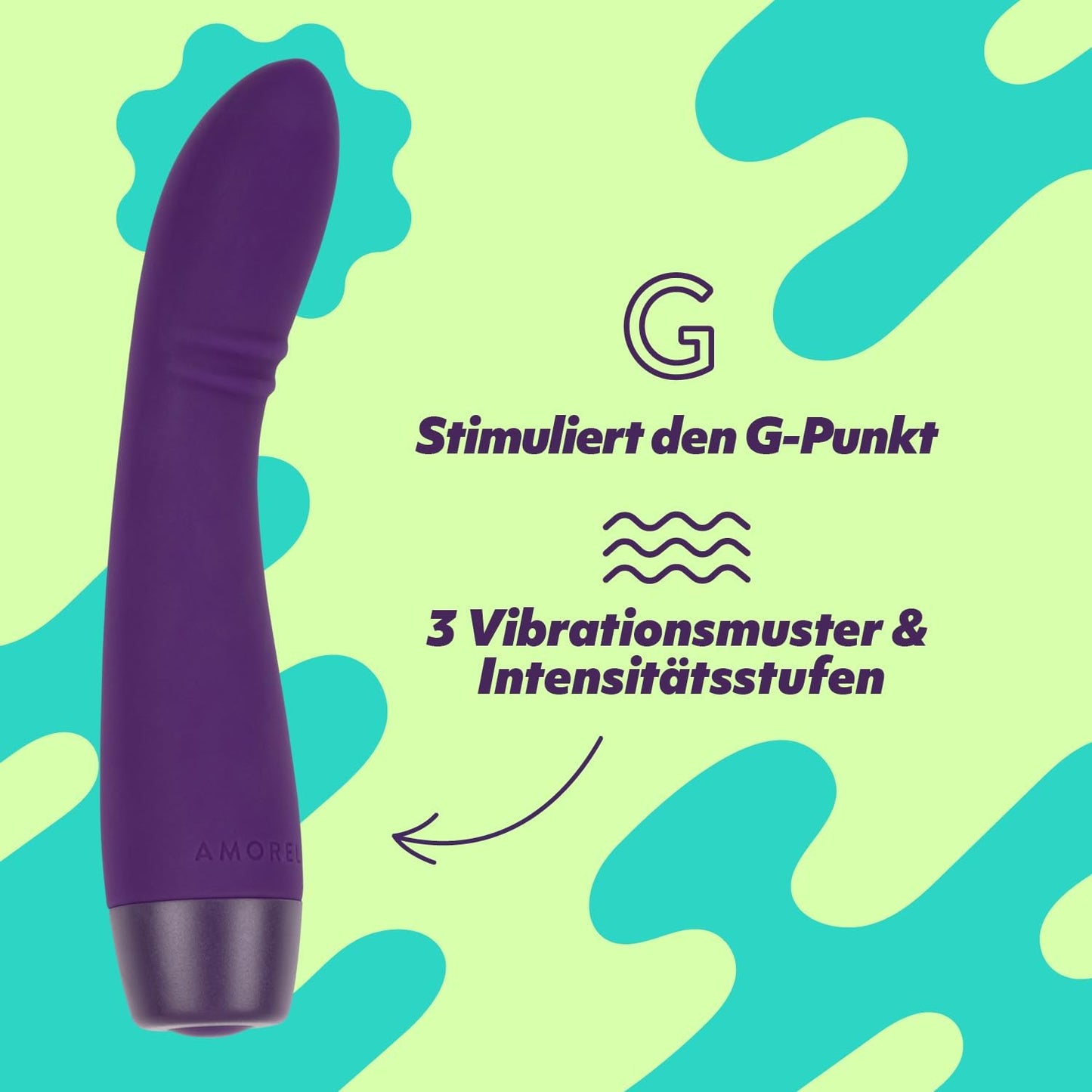 Joy G-Punkt Vibrator Bloom wasserfest, Lila