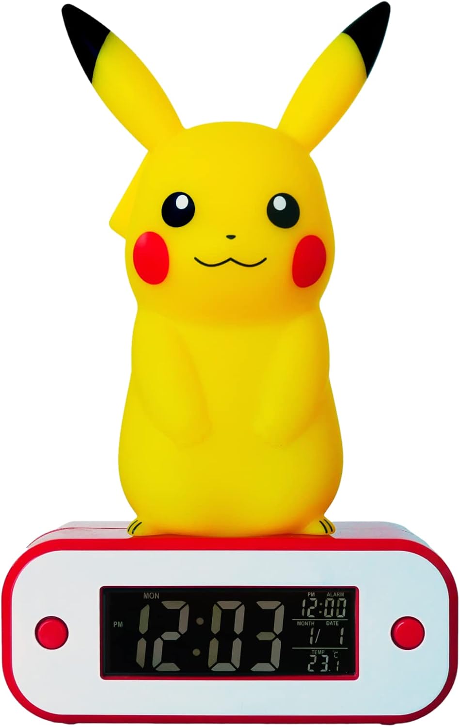Pikachu Licht-Wecker mit LED-Anzeige