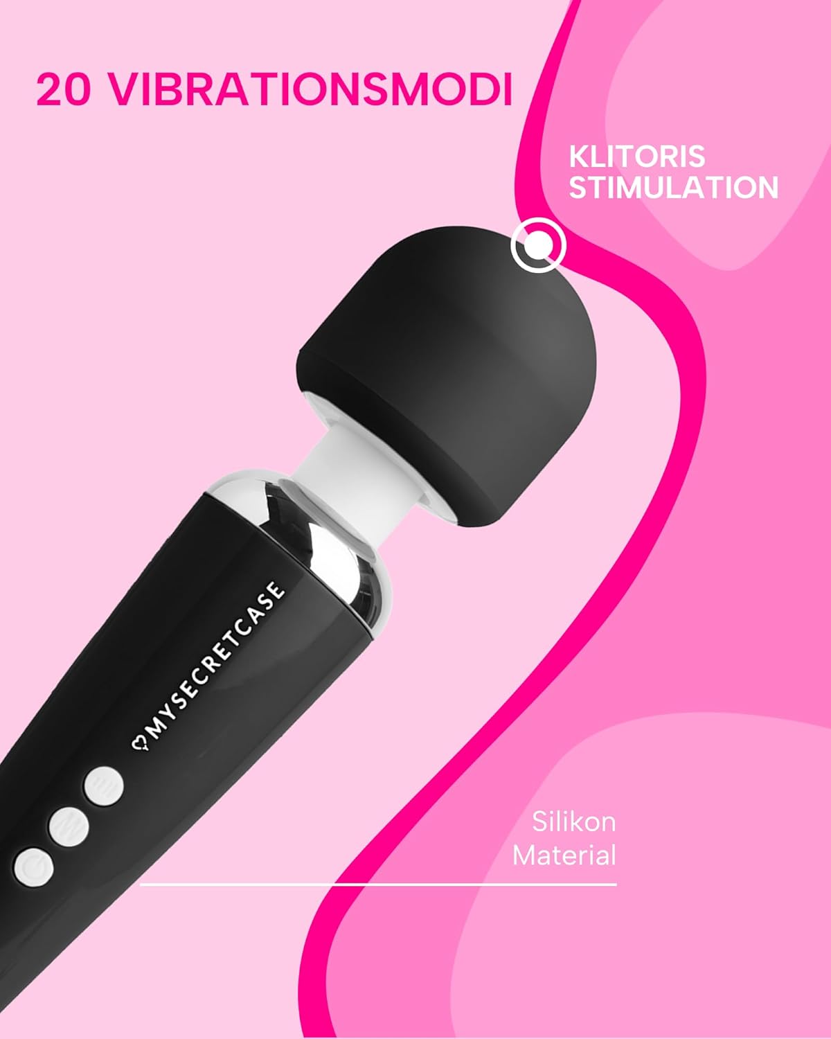 Magic Wand Starker Vibrator für Frauen, Monte Clitorio