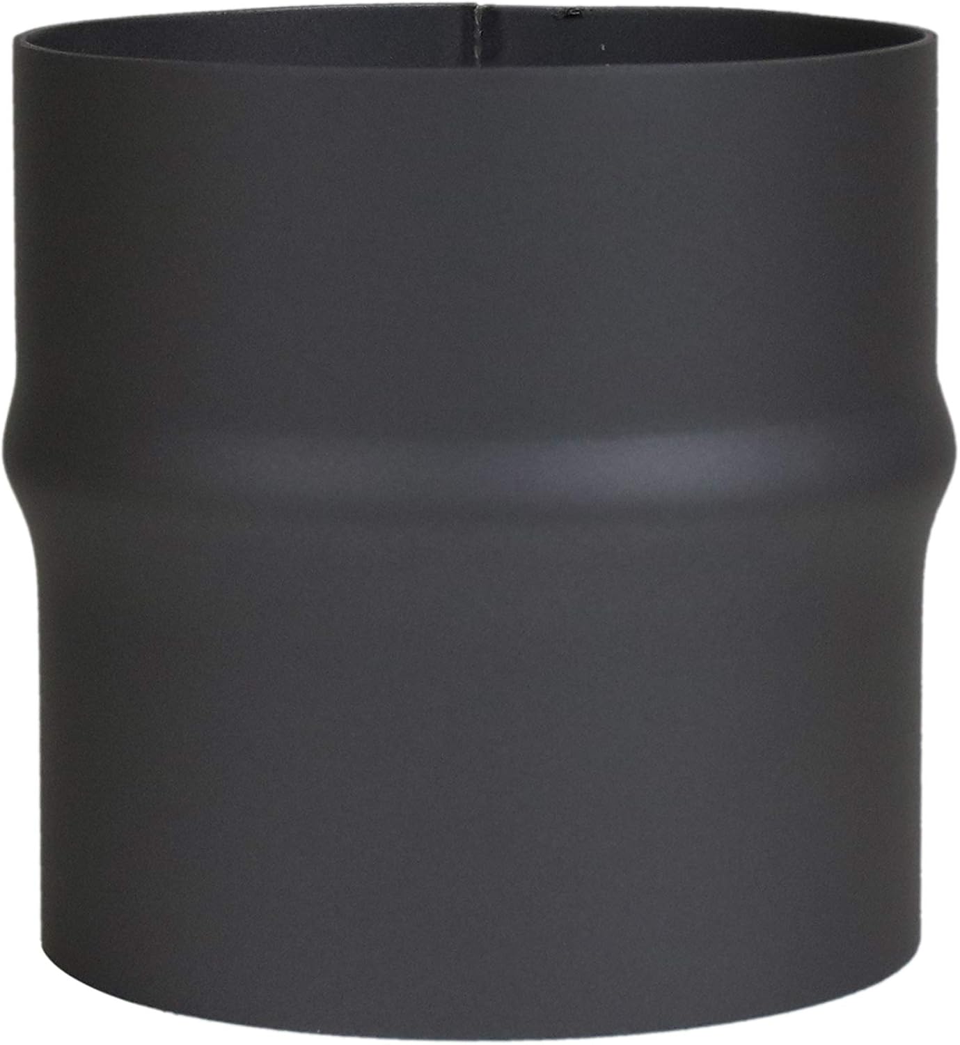 Ofenrohr Erweiterung, Ø 120 mm auf Ø 130 mm Schwarz