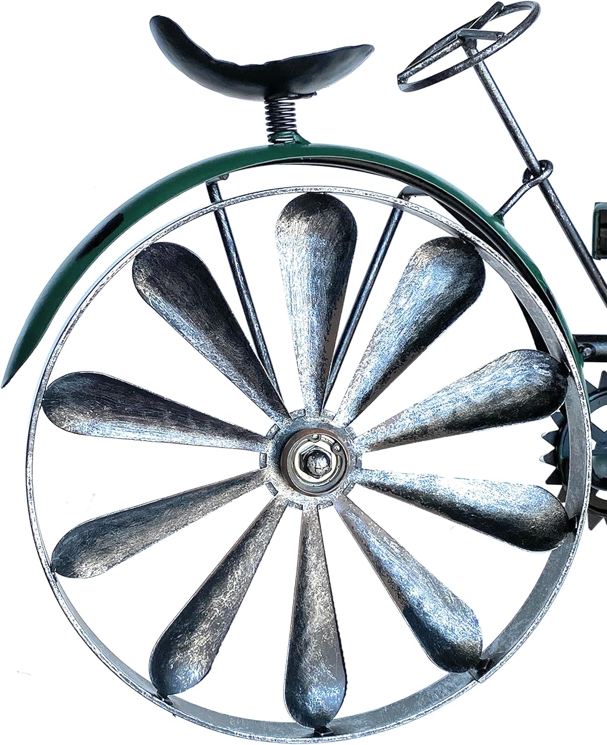 Gartenstecker Traktor XL mit Windspiel