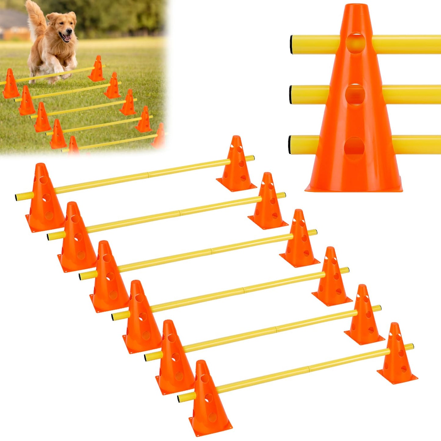 Steckhürdenset für Agility