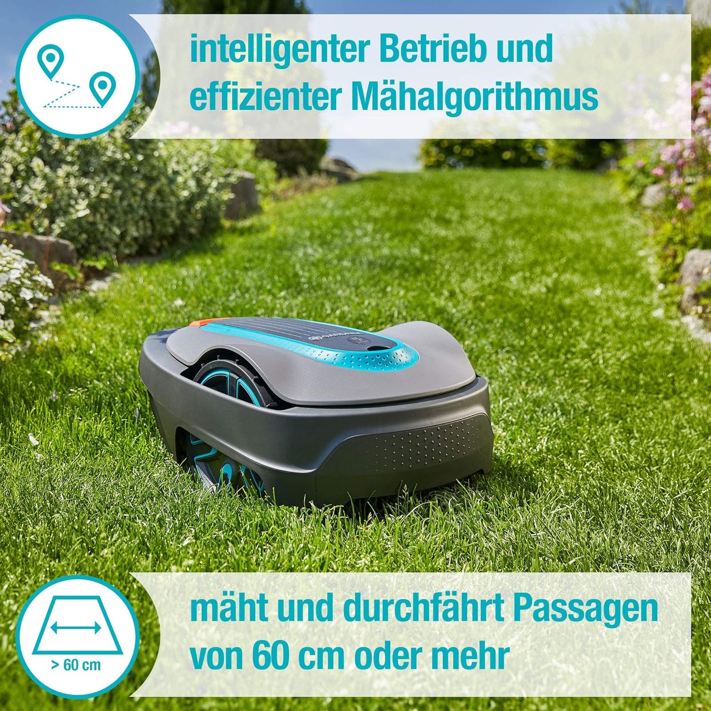 SILENO city, Mähroboter (500m2), bis 500 m²