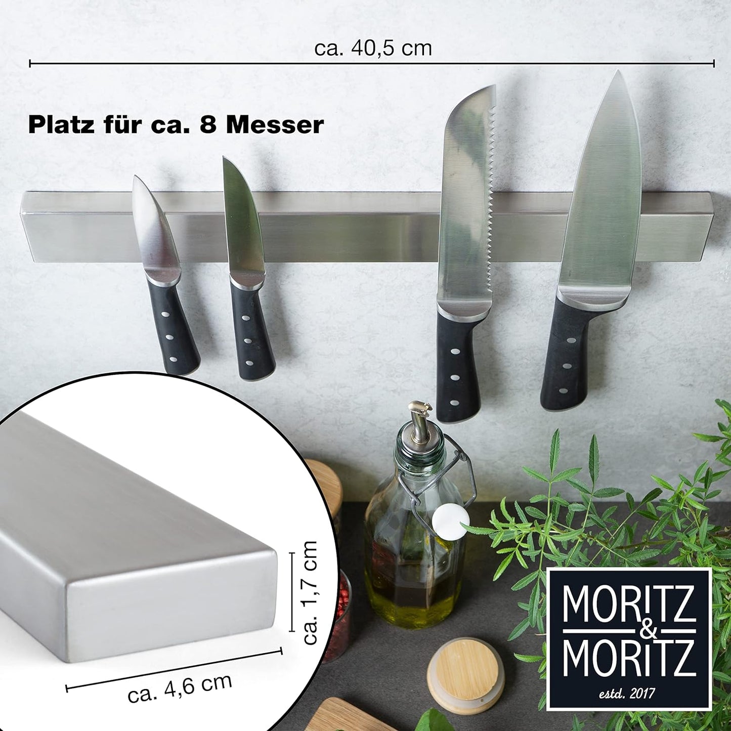Messer Magnetleiste, 1 Stück