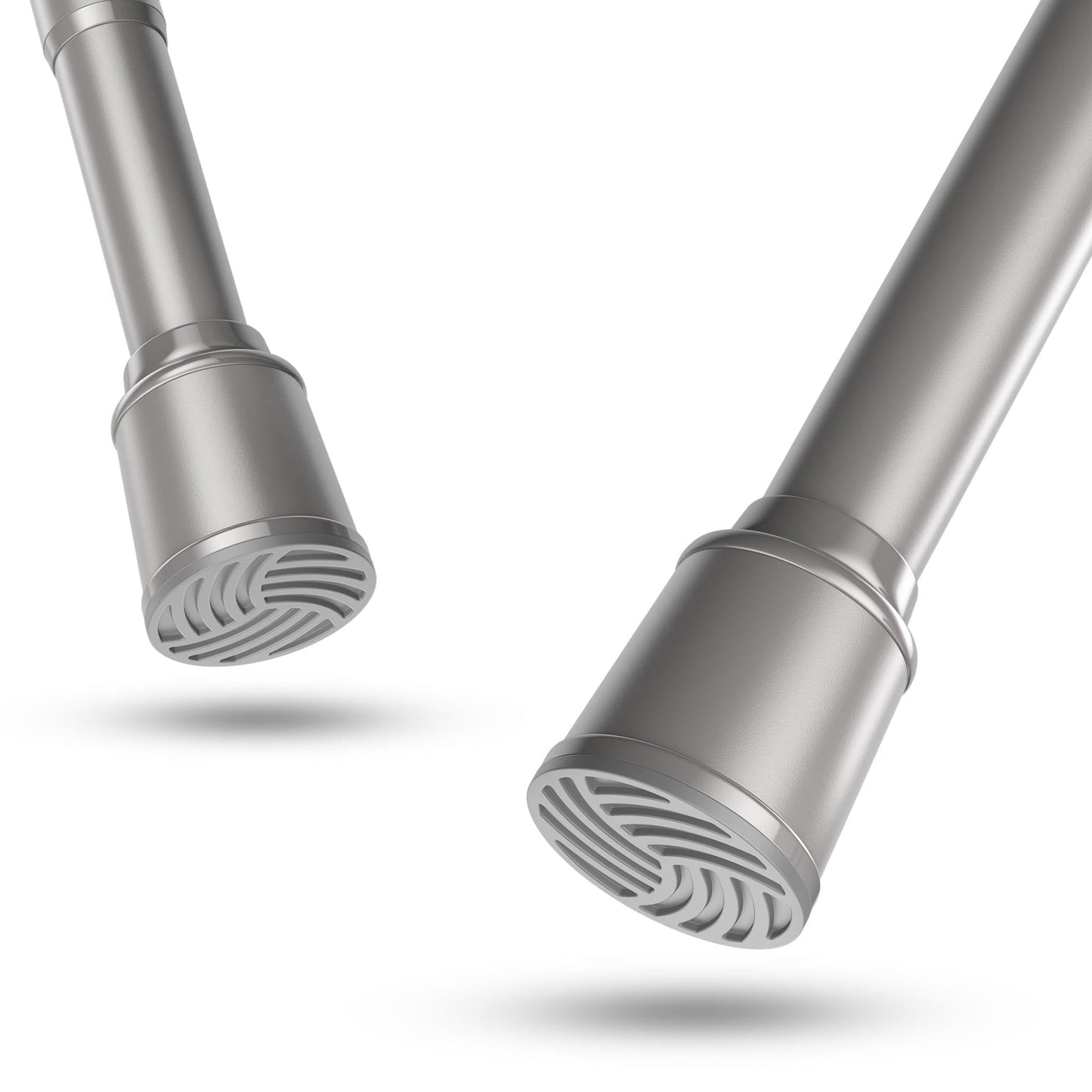 Teleskop-Duschvorhangstange, 270-320 cm Grau