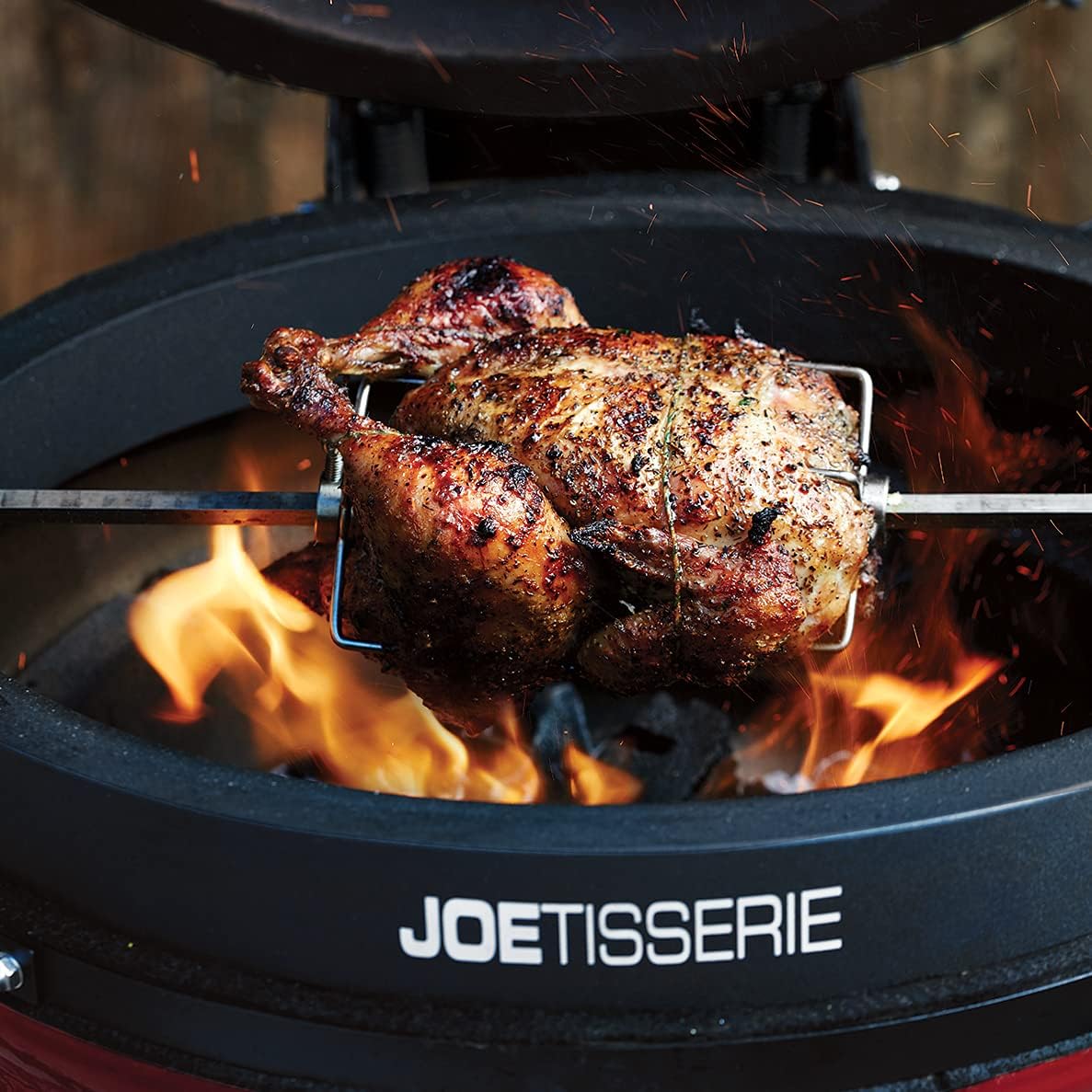 JoeTisserie Rotisserie Grillzubehör für Classic Joe, Single