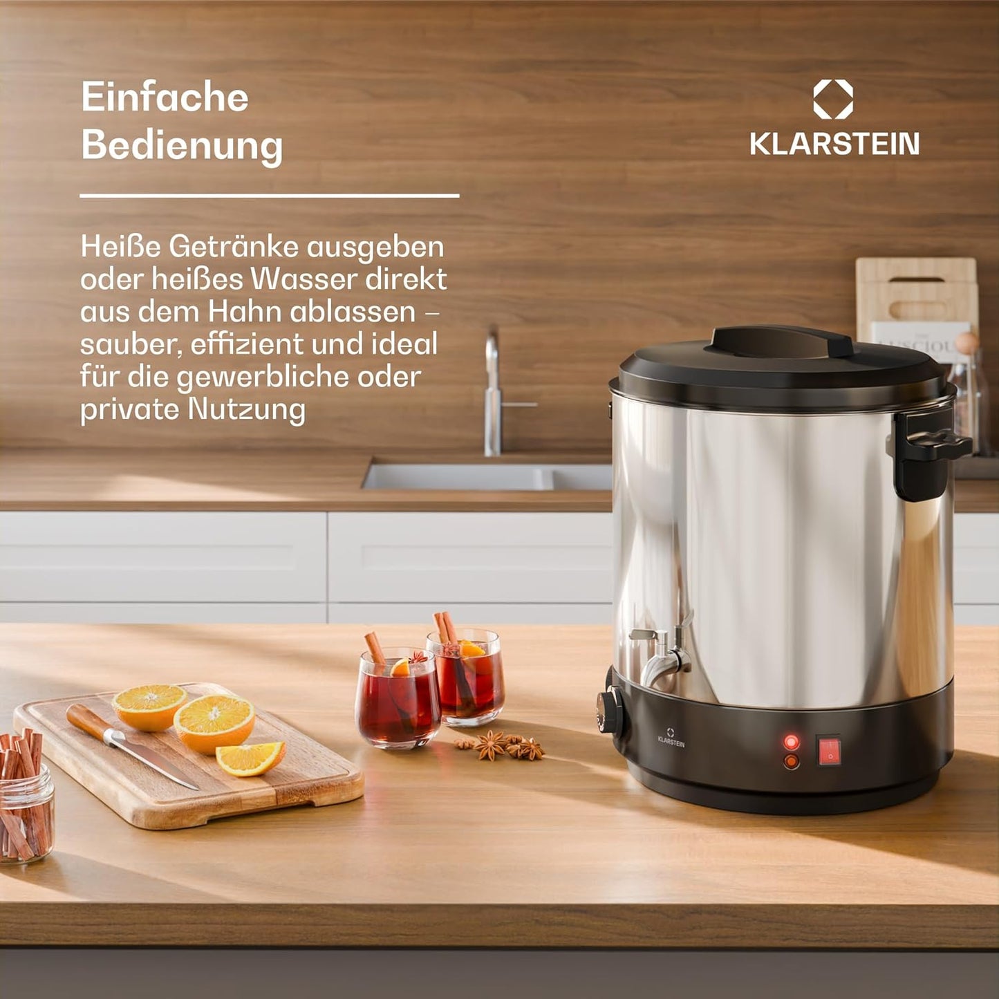 Einkochautomat & Glühweinkocher, 25 L, Mechanisch
