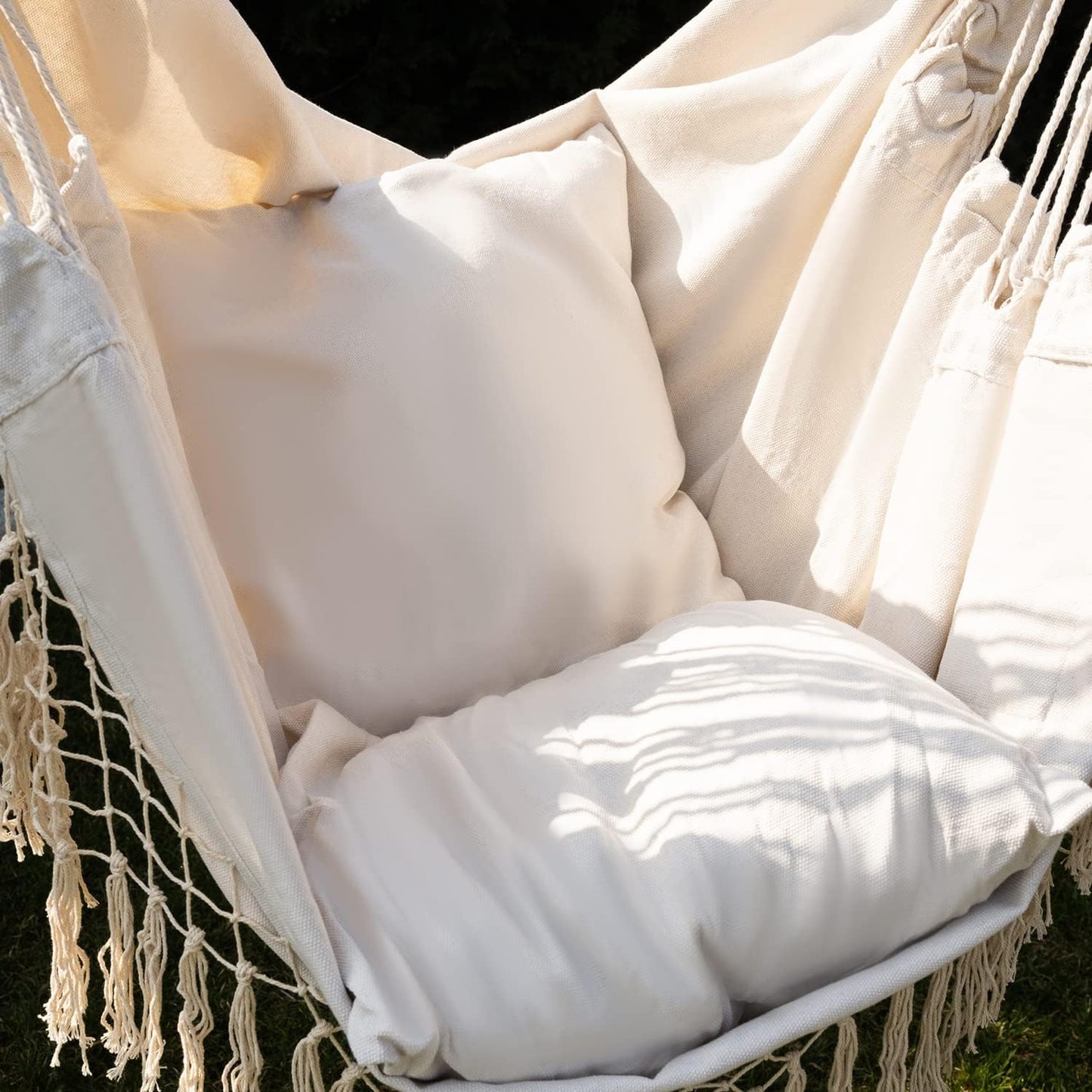 Outdoor Hängesessel, Beige-beige