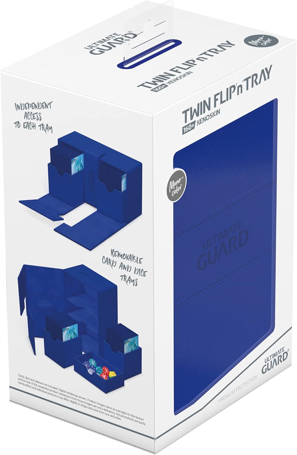 Twin Flip'n'Tray 160+ XenoSkin, Blau