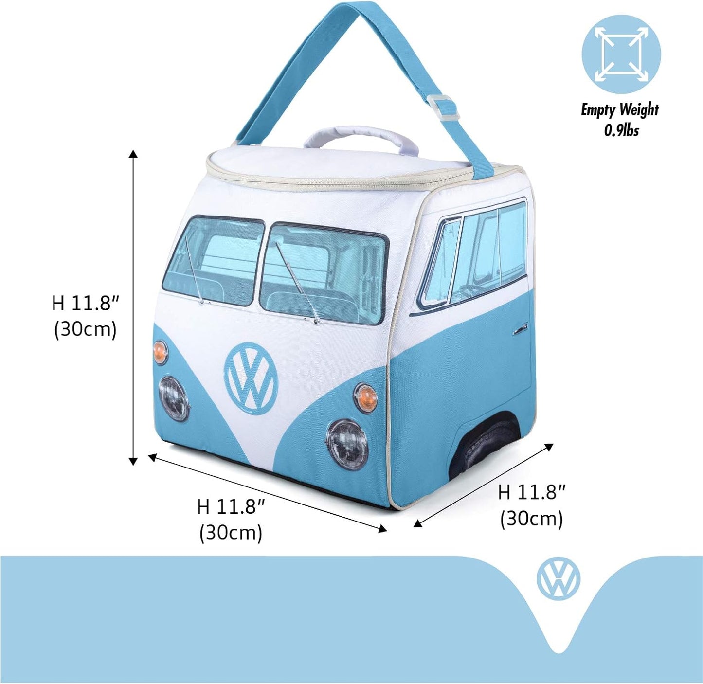 VW Bus Kühltasche, Blau VW T1 Bus