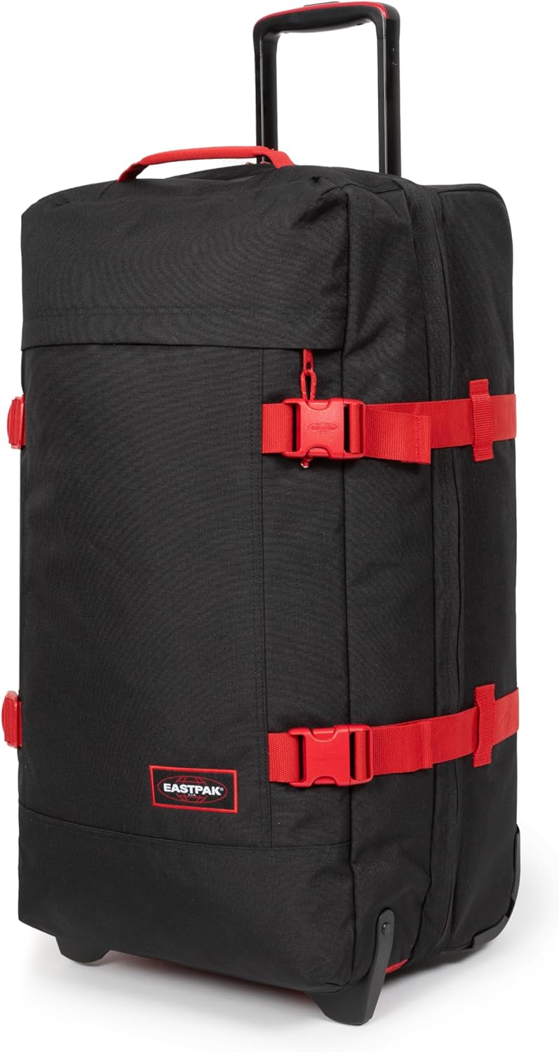 Grosser Reisekoffer TRANVERZ L (121 L), Kontrast Scarlet