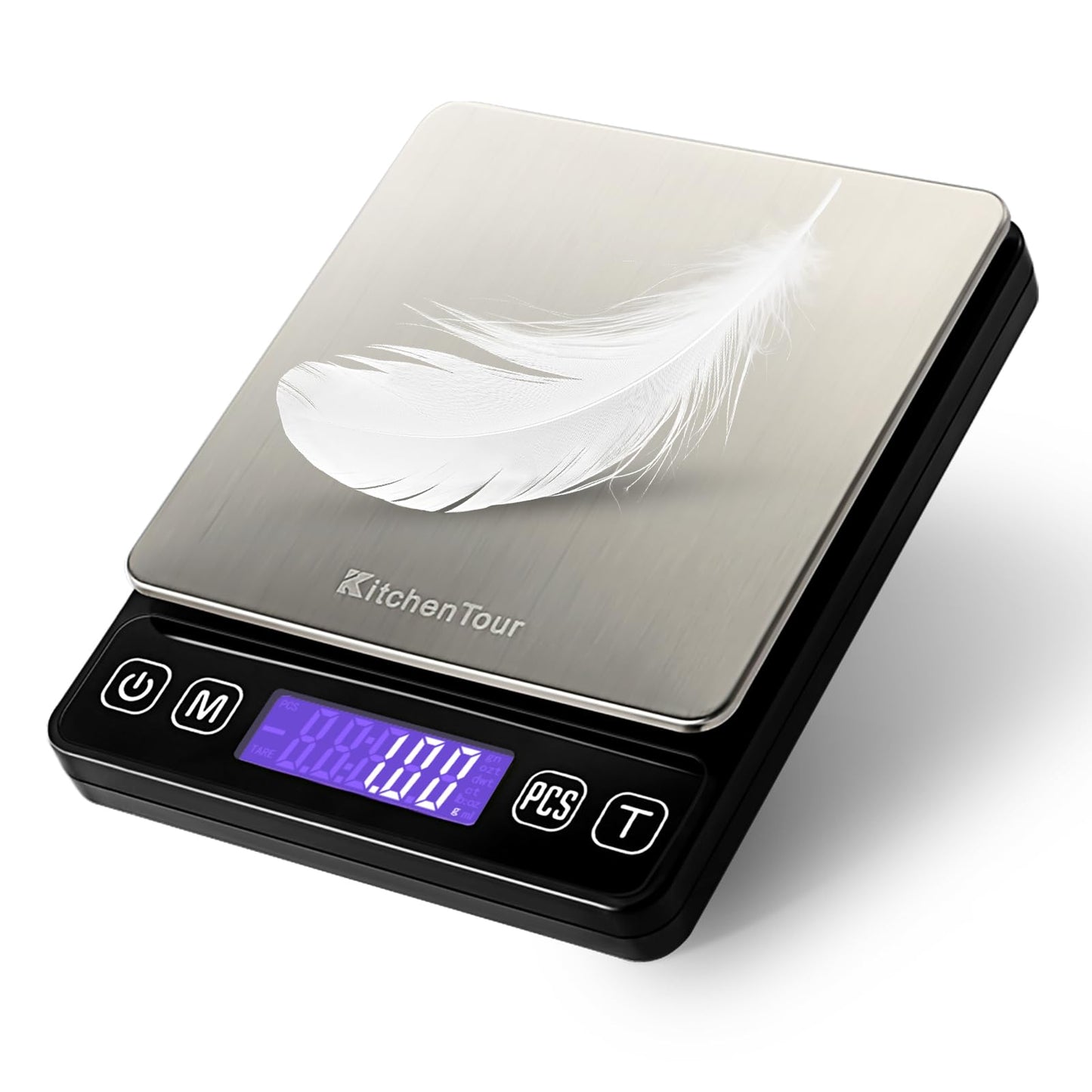Digitale Präzisions-Küchenwaage EG-5001, 500.0 Gramm