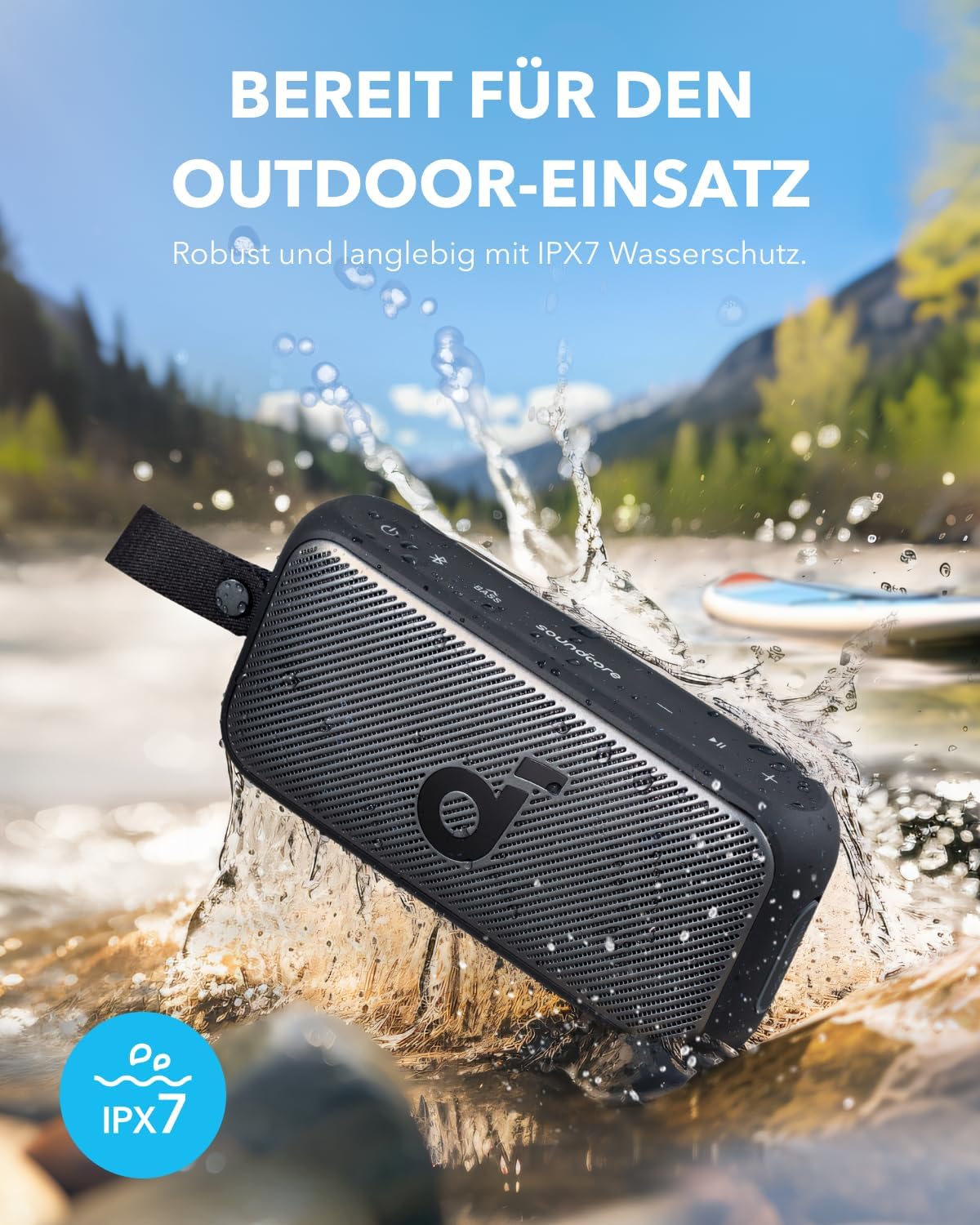 Motion 300 Bluetooth-Lautsprecher, Schwarz
