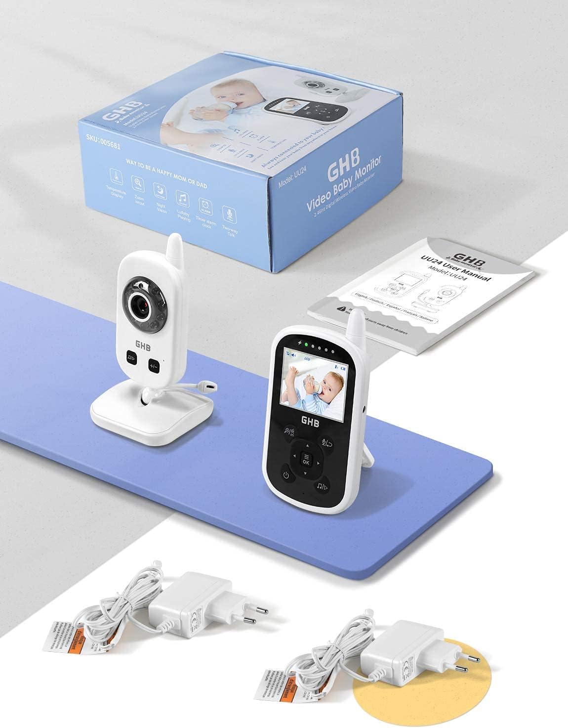 Babyphone mit Kamera und Gegensprechfunktion