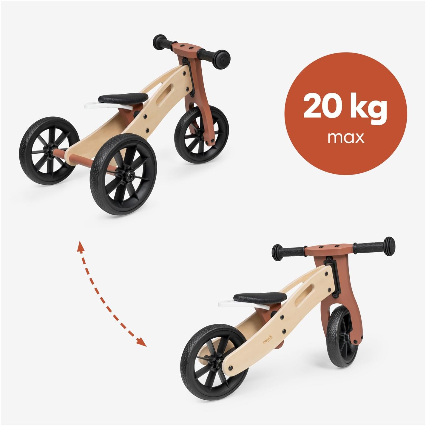 First Ride Eco 2-in-1 Dreirad & Laufrad, Fox