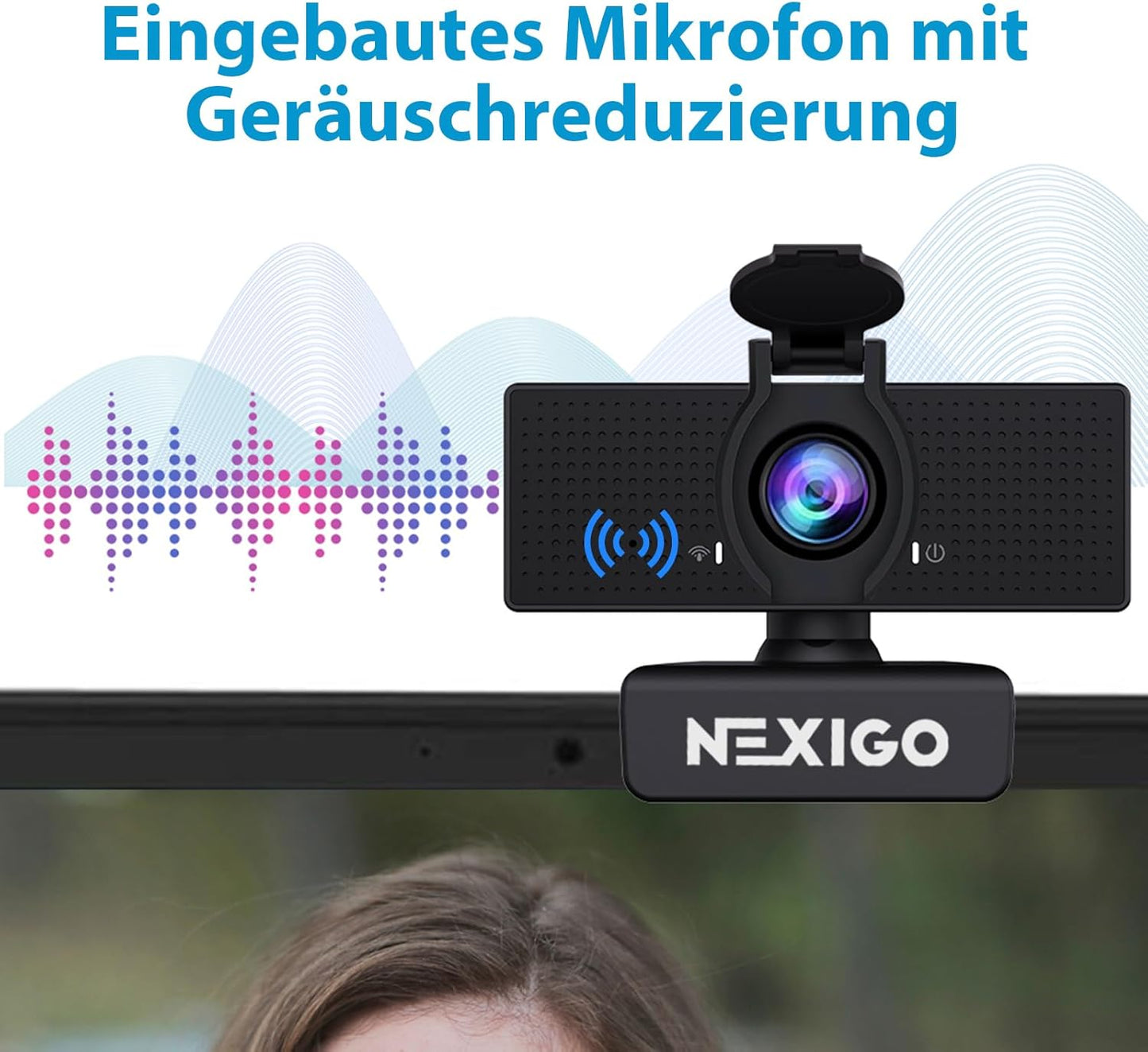 HD-Webcam 1080P mit Mikrofon, 1080P Webcam