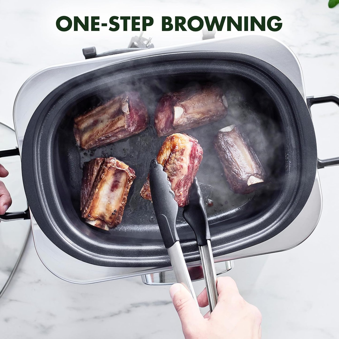 Slow Cooker, Schwarz, 6l Slow Cooker Schwarz