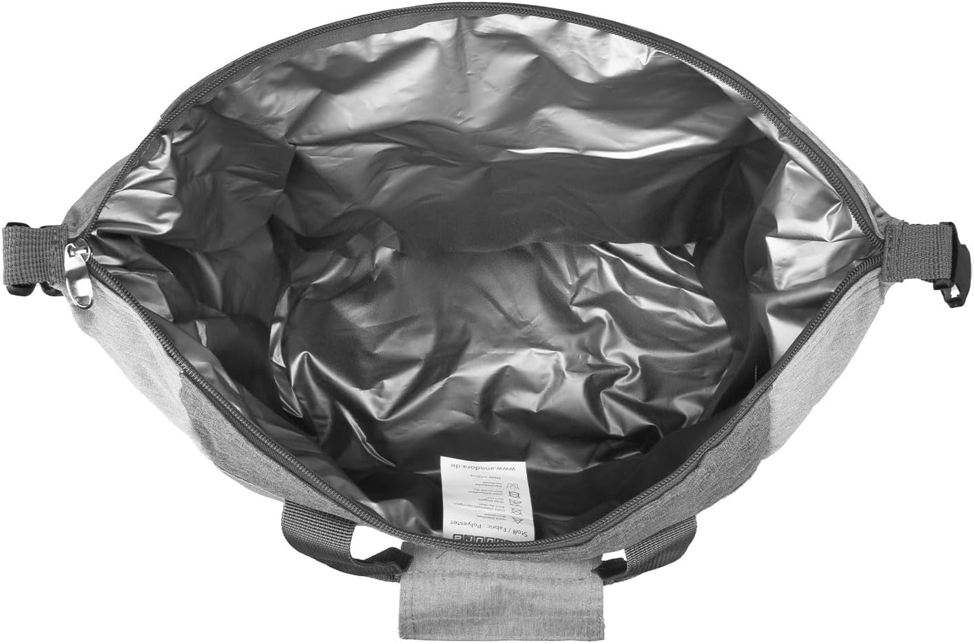 Kühltasche, 26 Liter - hellgrau meliert