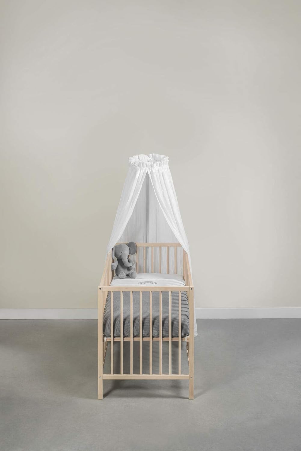 Betthimmel für Baby- und Kinderbetten, Weiss 155 cm