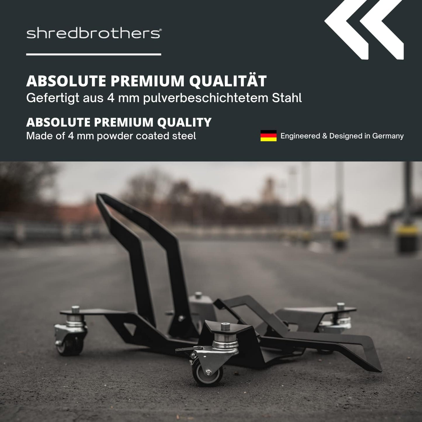 Veloständer mit Rollen, Bike Board One - schwarz