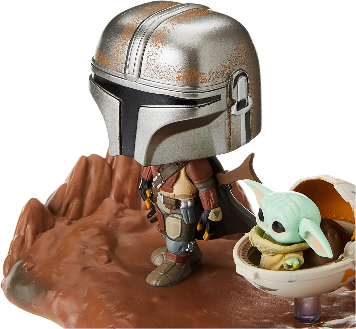POP! Moment Star Wars - Mandalorian & Child, Spielfigur