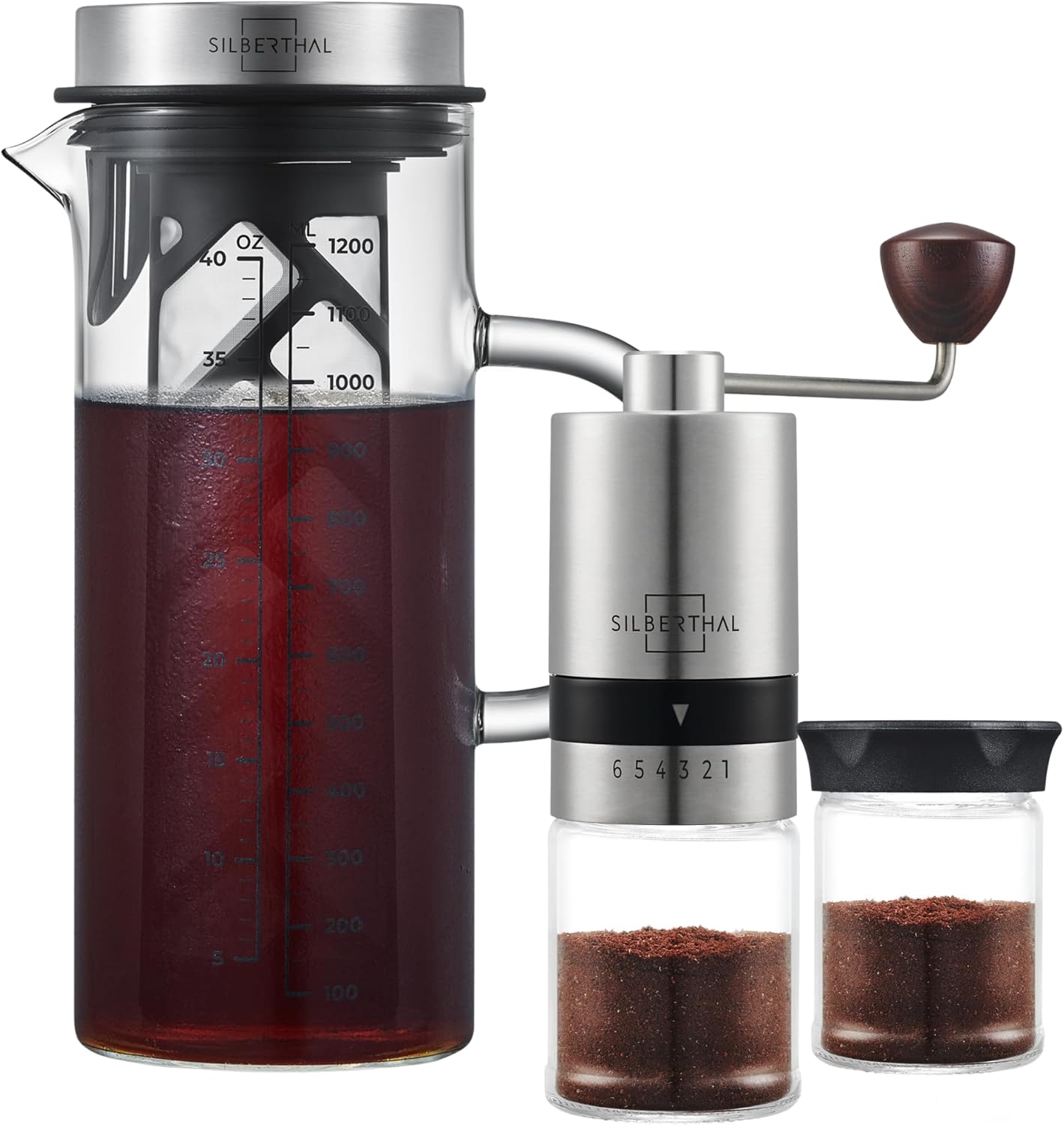 Kaffeemühle und Cold Brew Set, Cold Brew Set