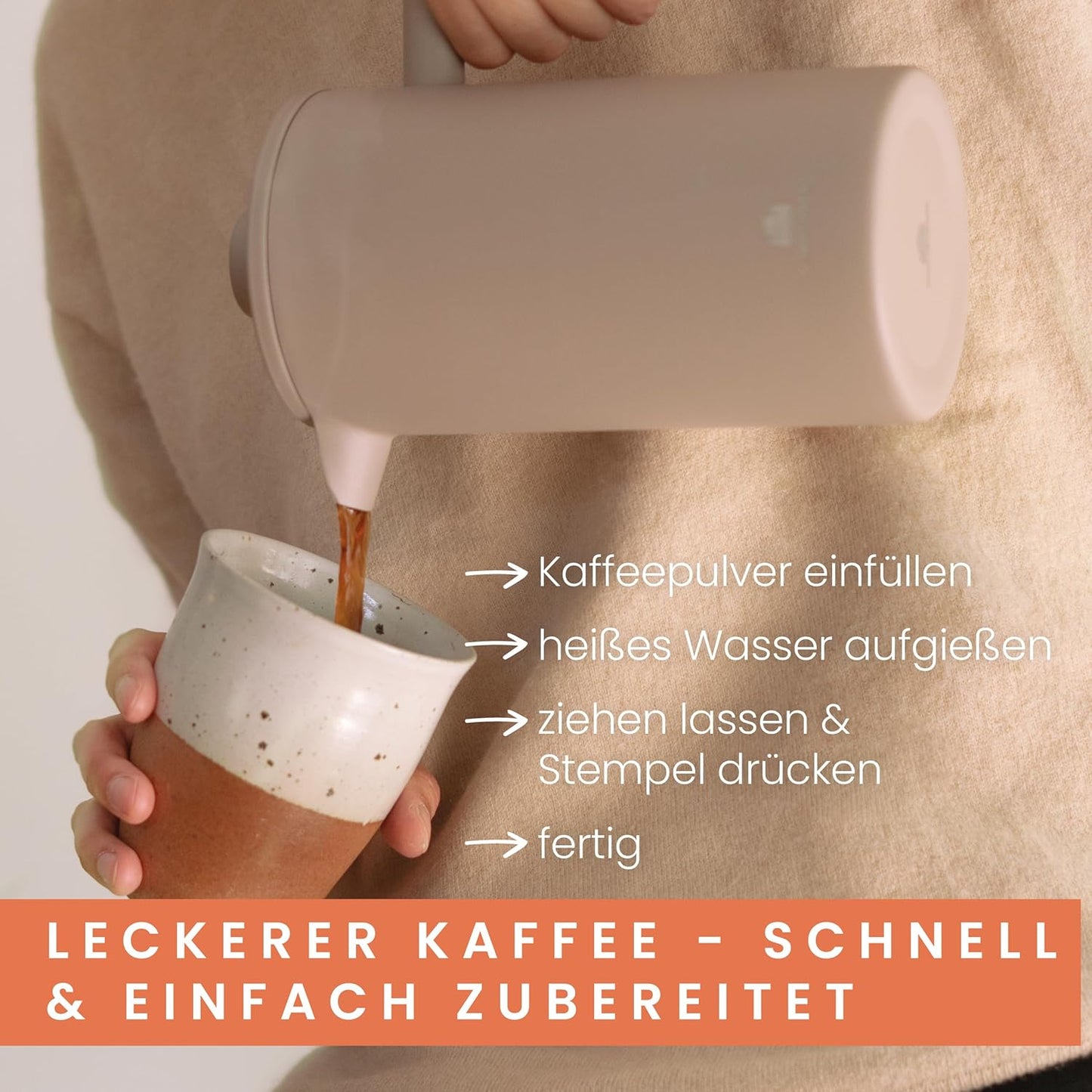 French Press, 600 ml, Earth 600 ml