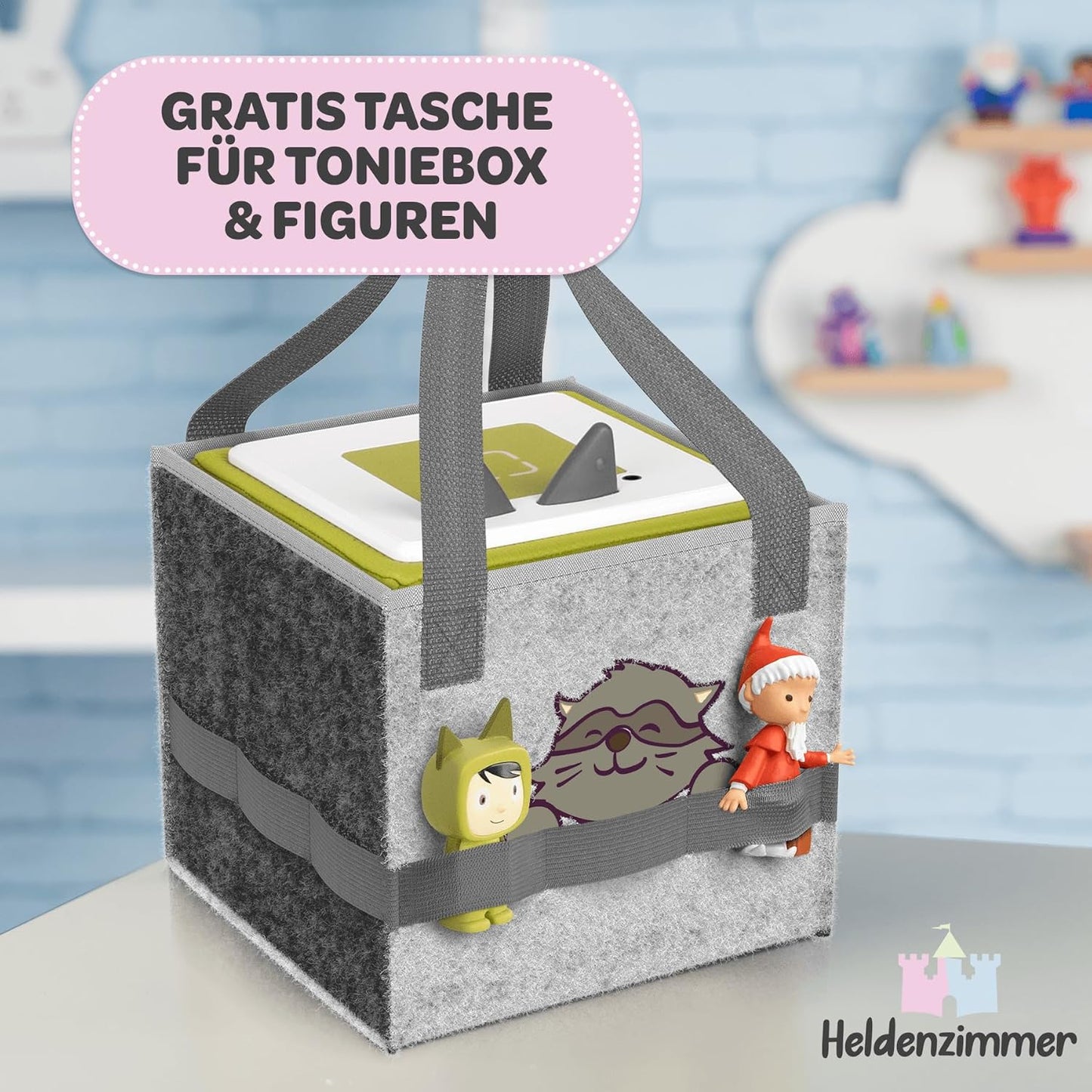 Tonie Regal Wolke für 20 Figuren und Toniebox, Weiß