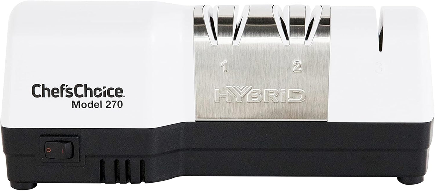 Hybrid Diamond Hone Messerschärfer M270, 20-Grad, 3-stufig, Weiss