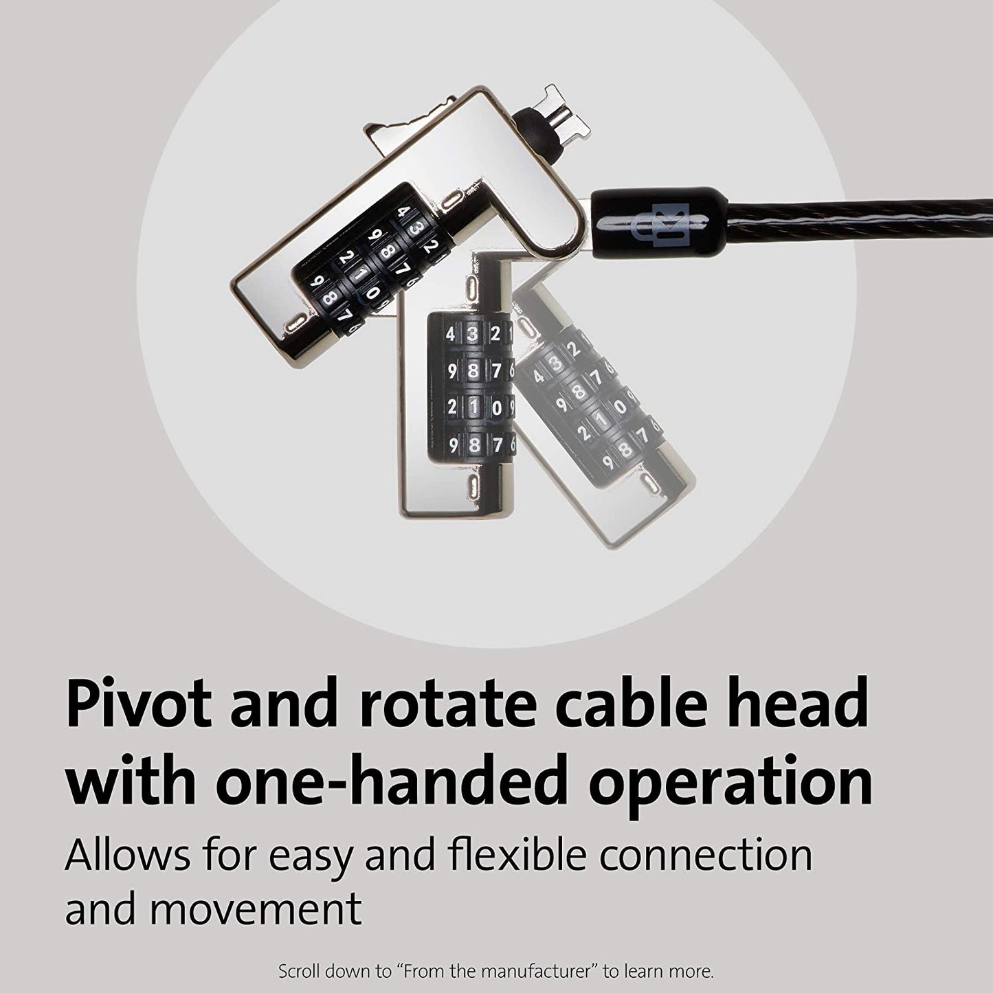 Slim KombiSchloss, Kombinationsschloss Standard Kabel
