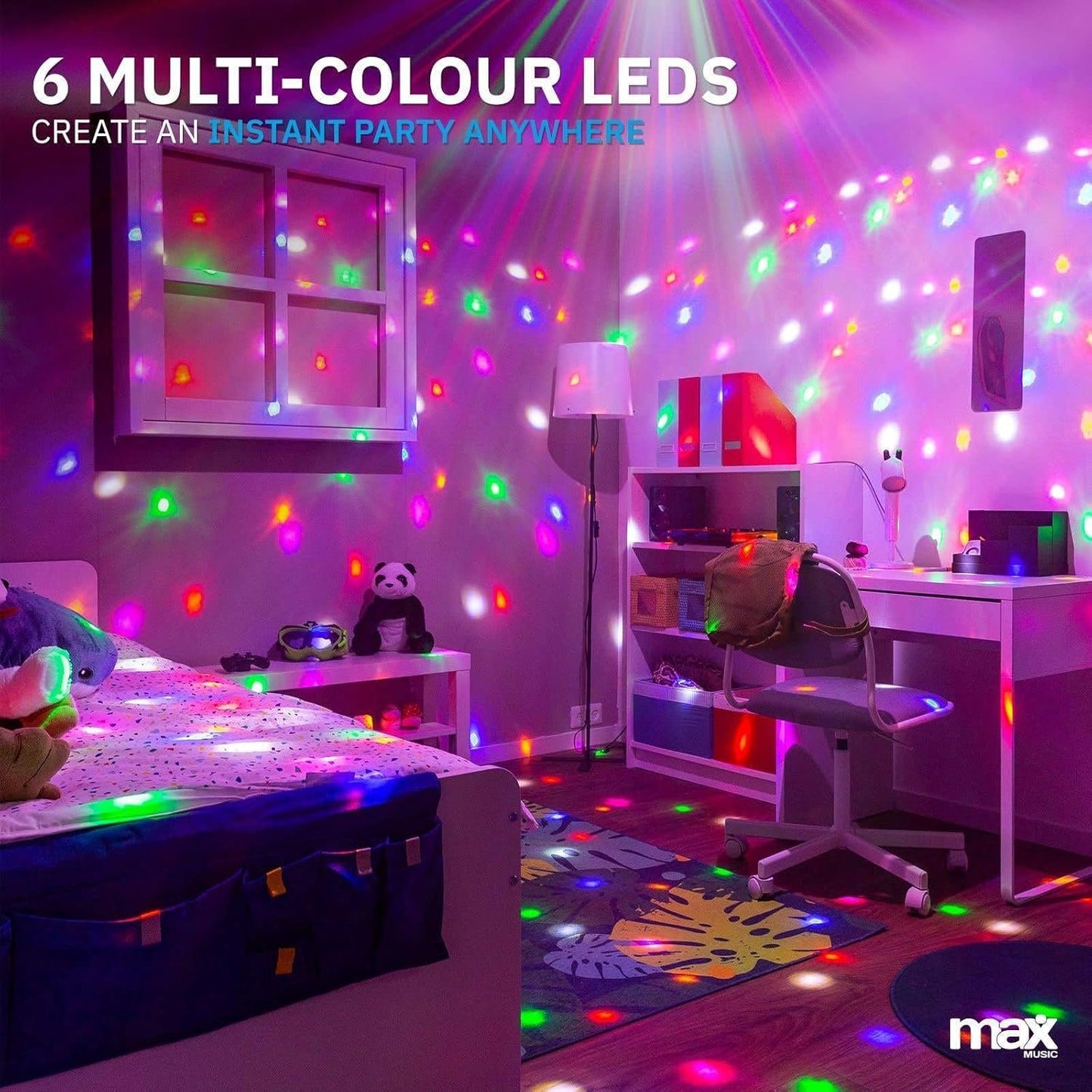 LED Discokugel Partylichtshow für Zuhause