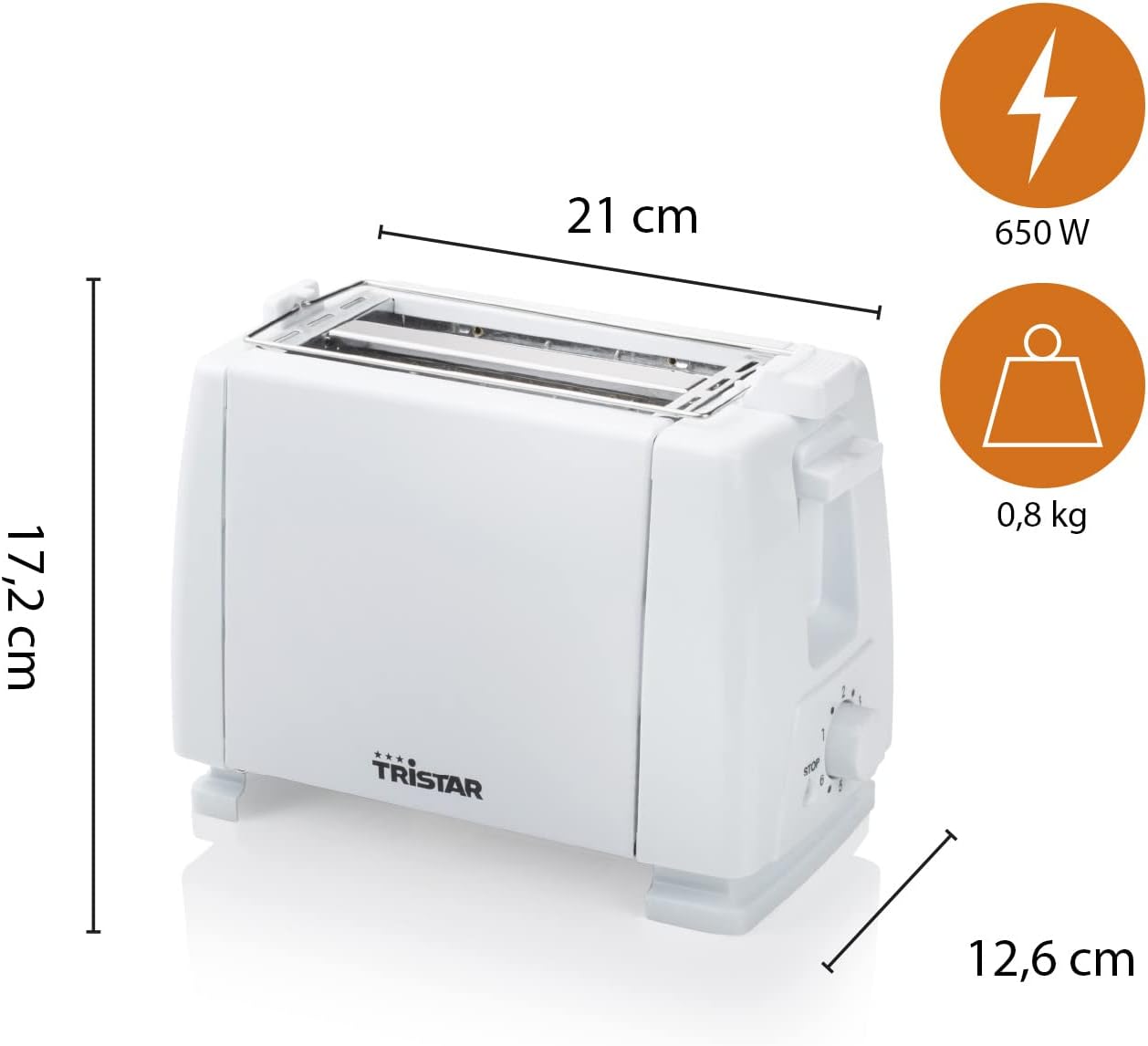 Toaster BR-1009, 2 Schlitze Single
