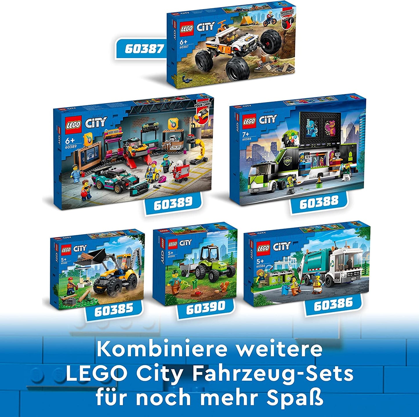 60388 City Gaming Turnier Truck, Konstruktionsspielzeug, Single