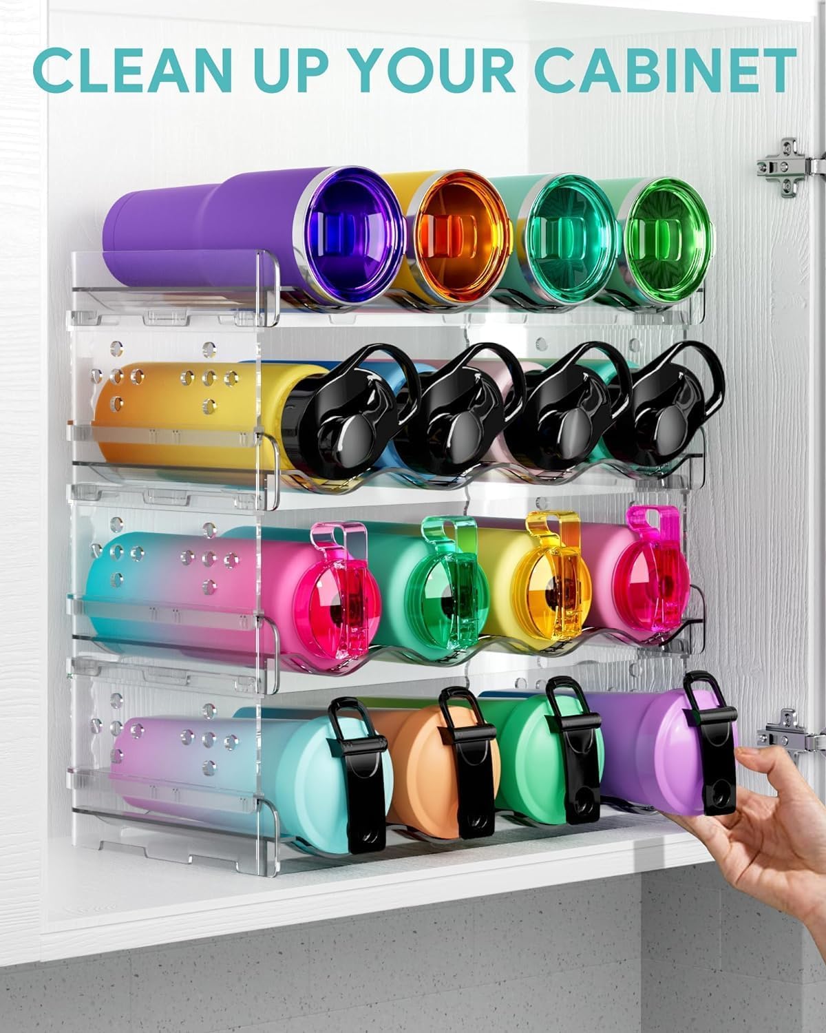 4-stufiger Flaschen-Organizer