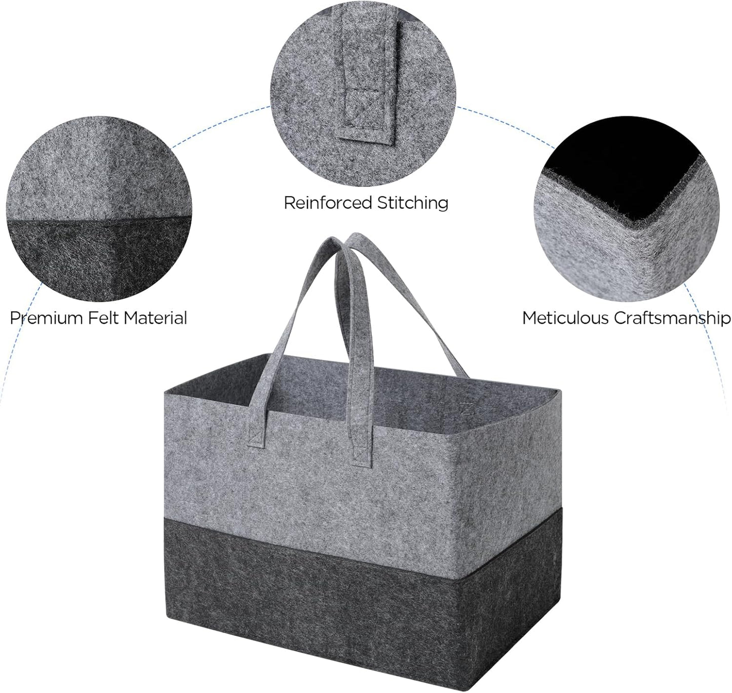 Filztasche für Kaminholz