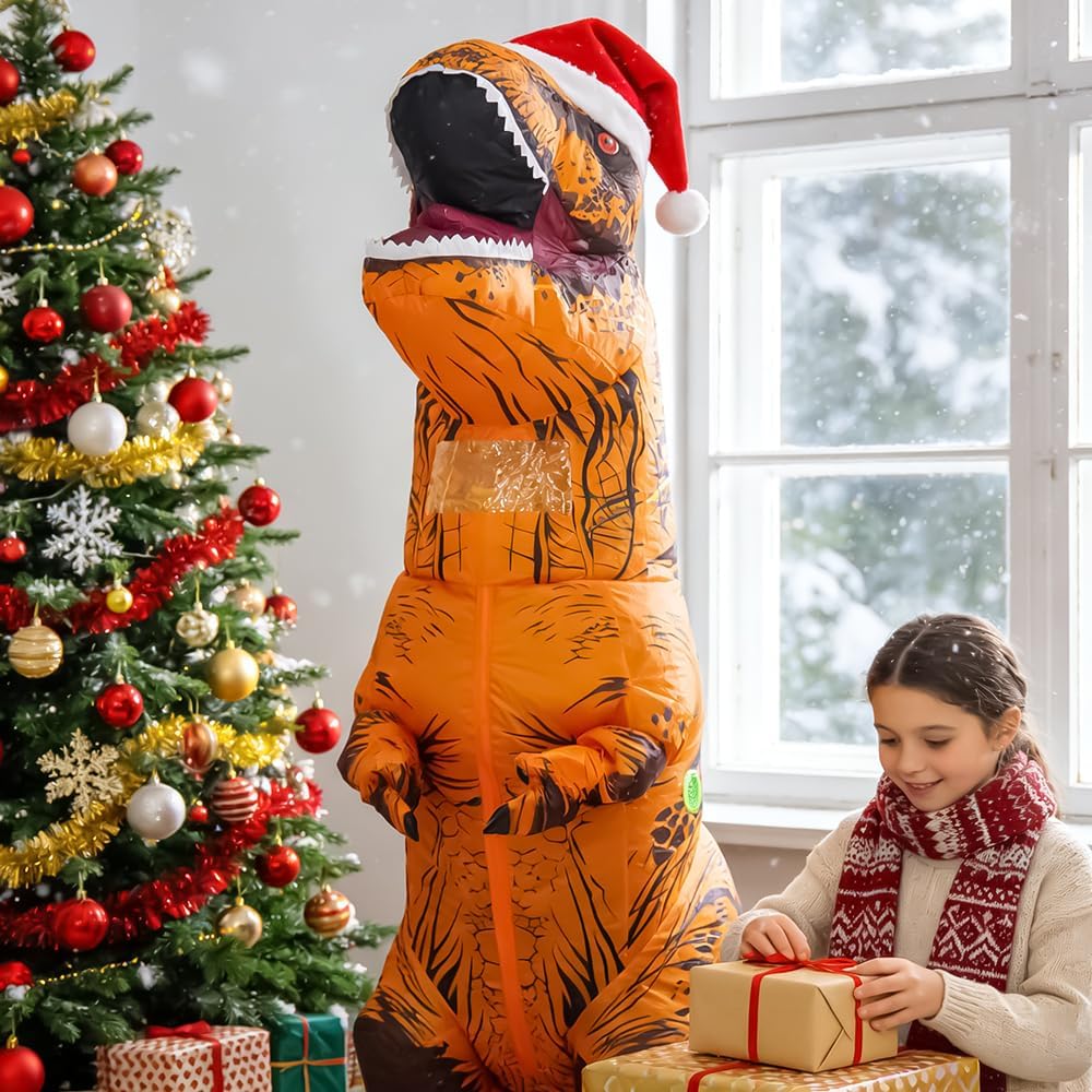 Aufblasbares T-Rex-Kostüm, Brown