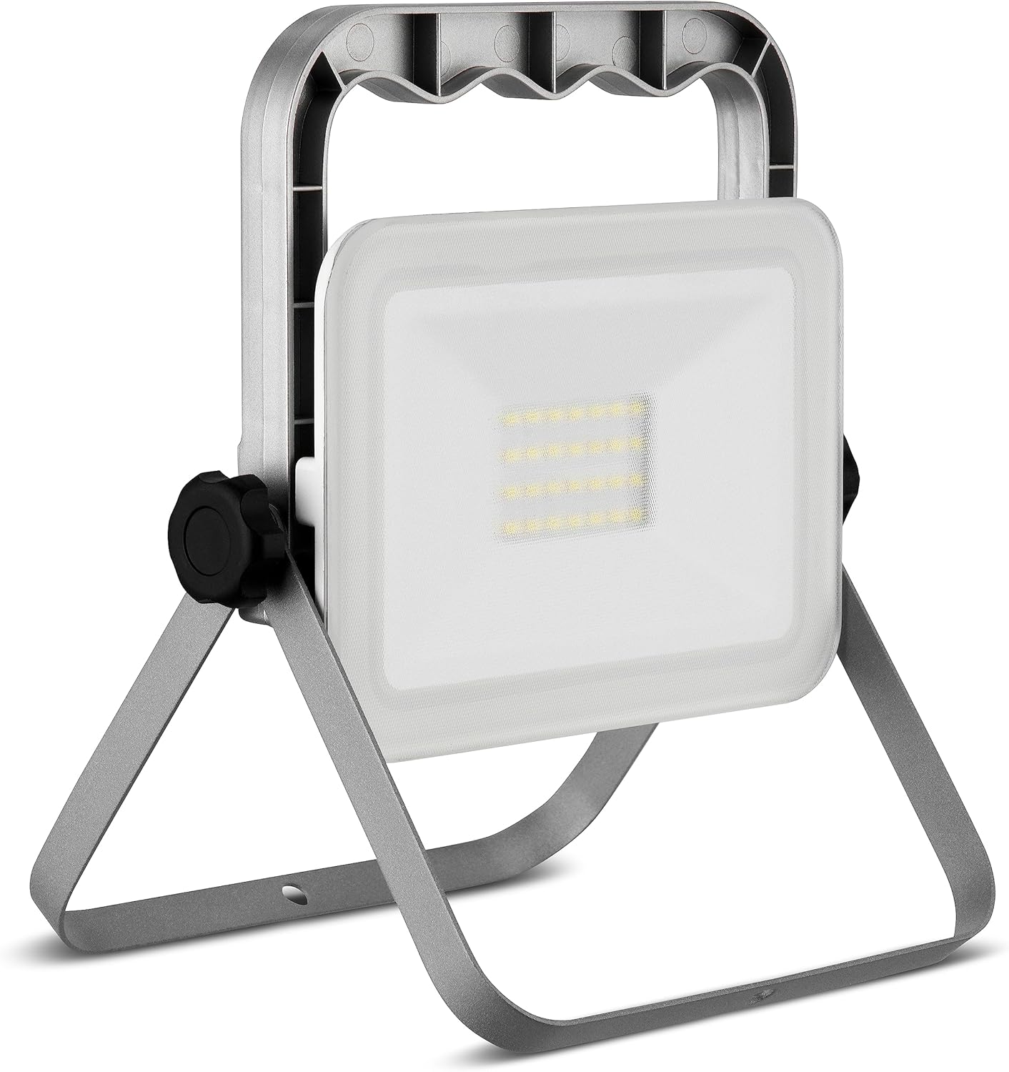 Klappbarer LED Arbeitsstrahler, Ständer 20W Silber