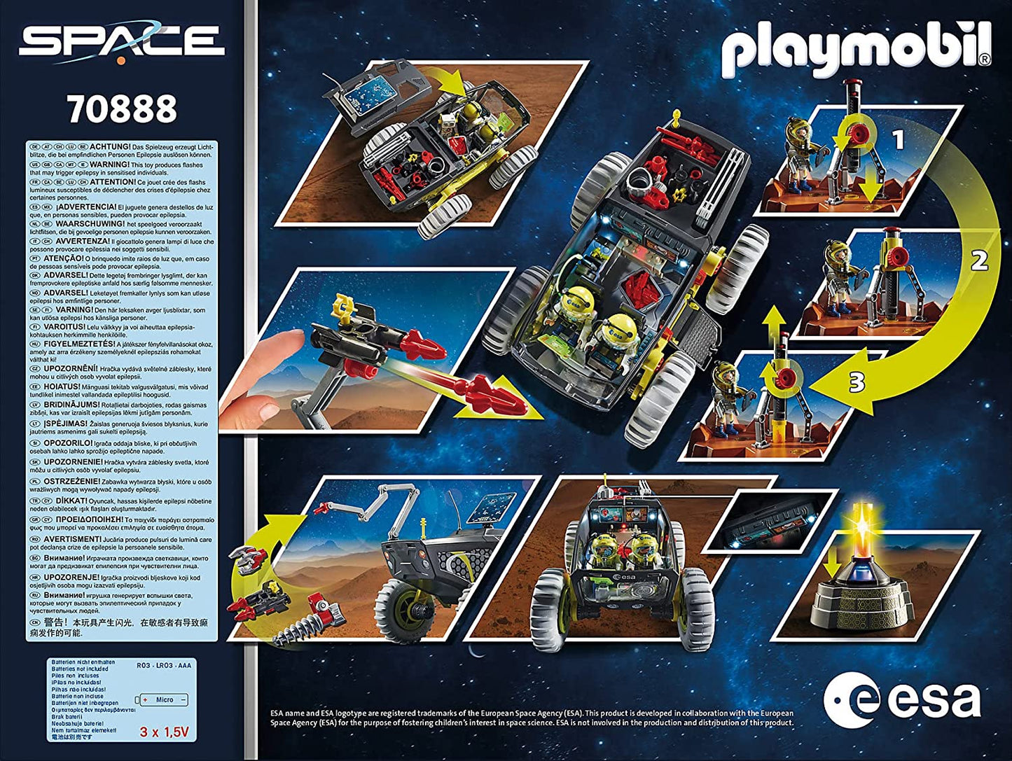 70888 Space Mars-Expedition mit Fahrzeugen, Konstruktionsspielzeug