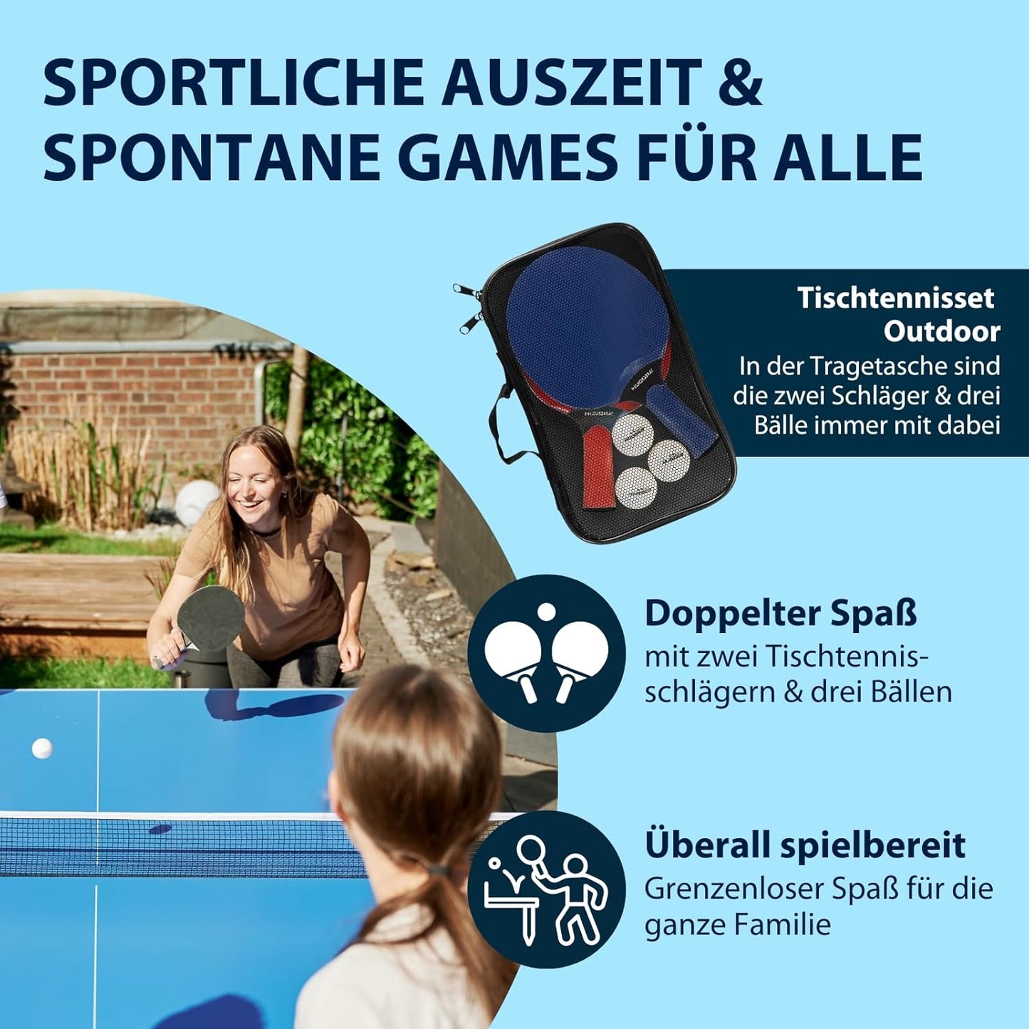 Tischtennis Set Outdoor
