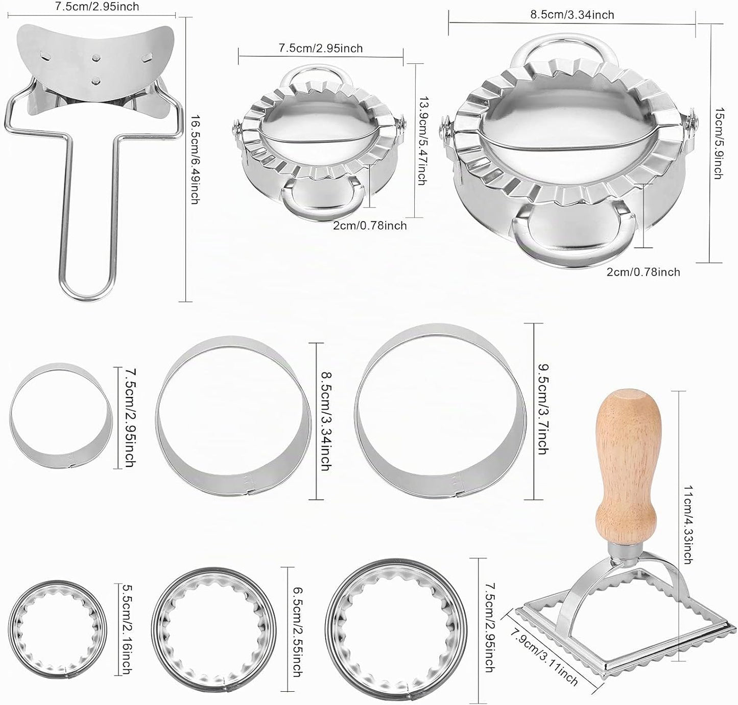 Ravioli- und Dumpling-Former Set