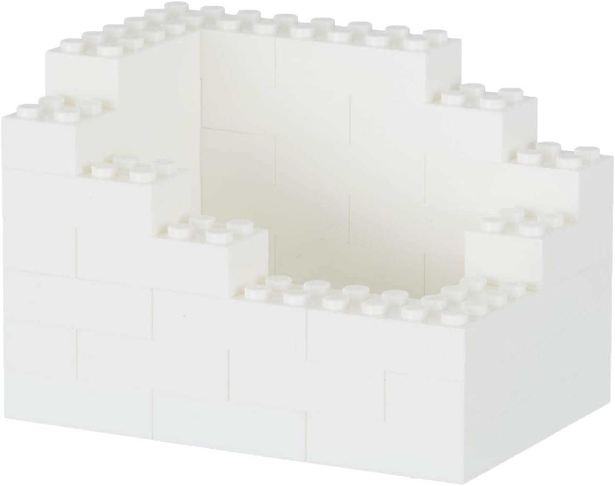 Blox Weisse Bausteine, 500 Stück, Weiß