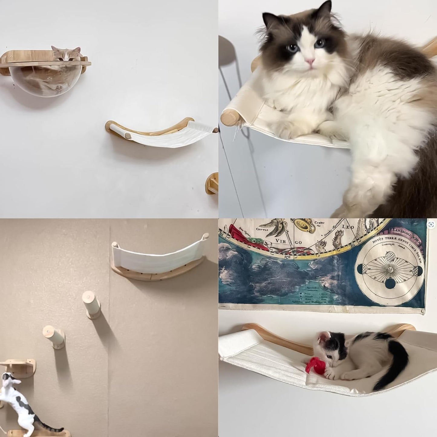 Katzen-Hängematte für die Wandmontage