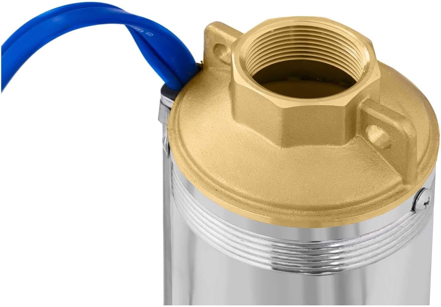 Tiefbrunnenpumpe mit Rückschlagventil und Kabel, 6000 l/h - 750 W