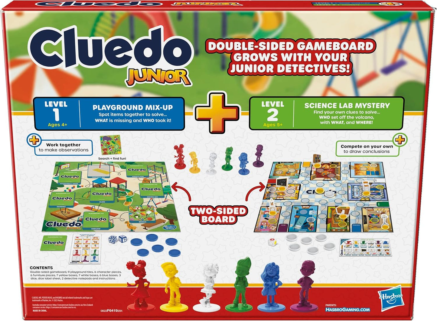 Cluedo Junior 2-in-1 Brettspiel, Junior 2-in-1