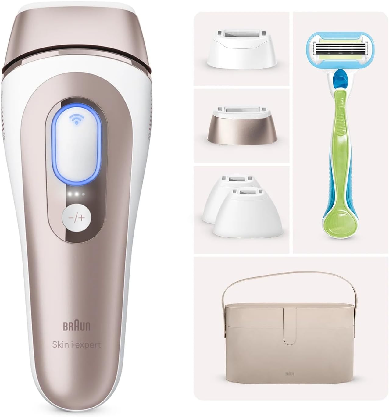 Smart IPL Skin i·expert PL7387, 4 Aufsätze Kartonverpackung