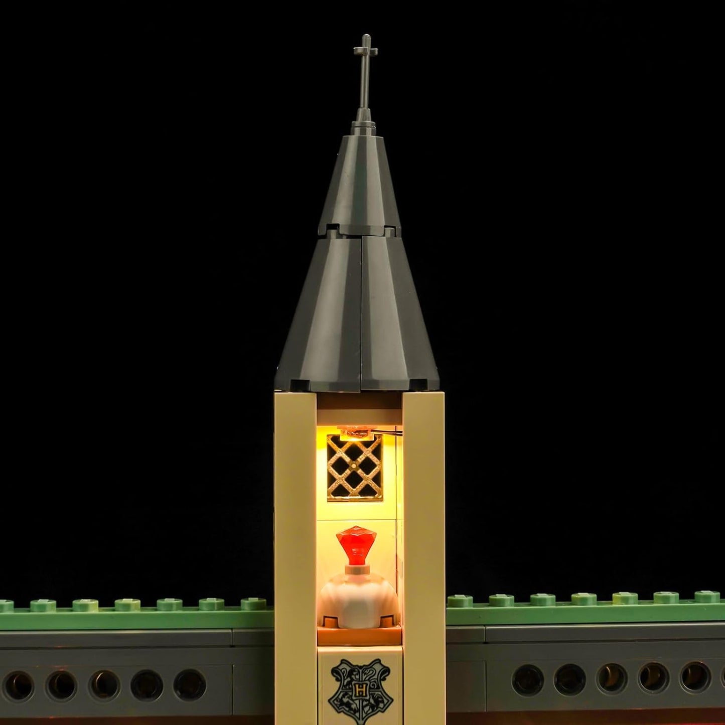 LED Licht Set für LEGO Schloss Hogwarts mit Schlossgelände (76419) inkl. Fernbedienung, 76435 The Great Hall Standard Version