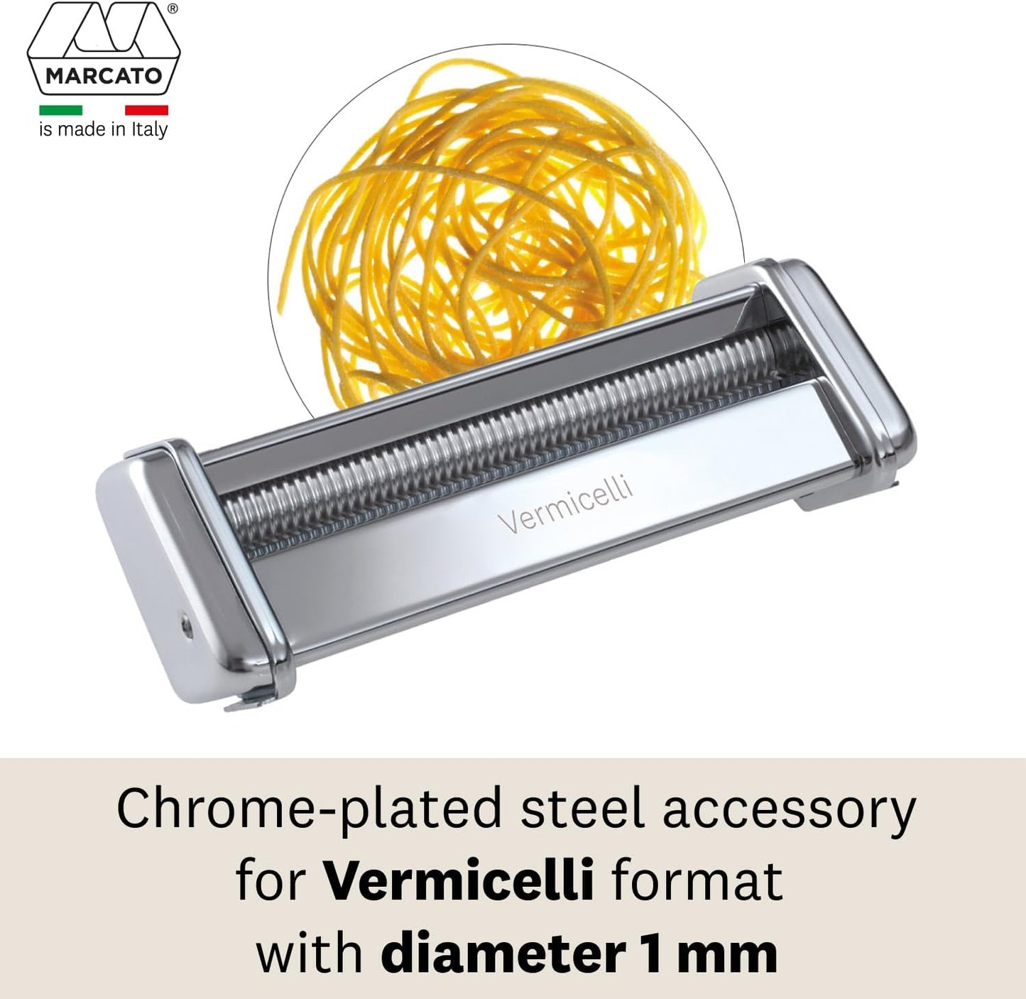 Vermicelli Aufsatz für Nudelmaschine Atlas 150, Vermicelli