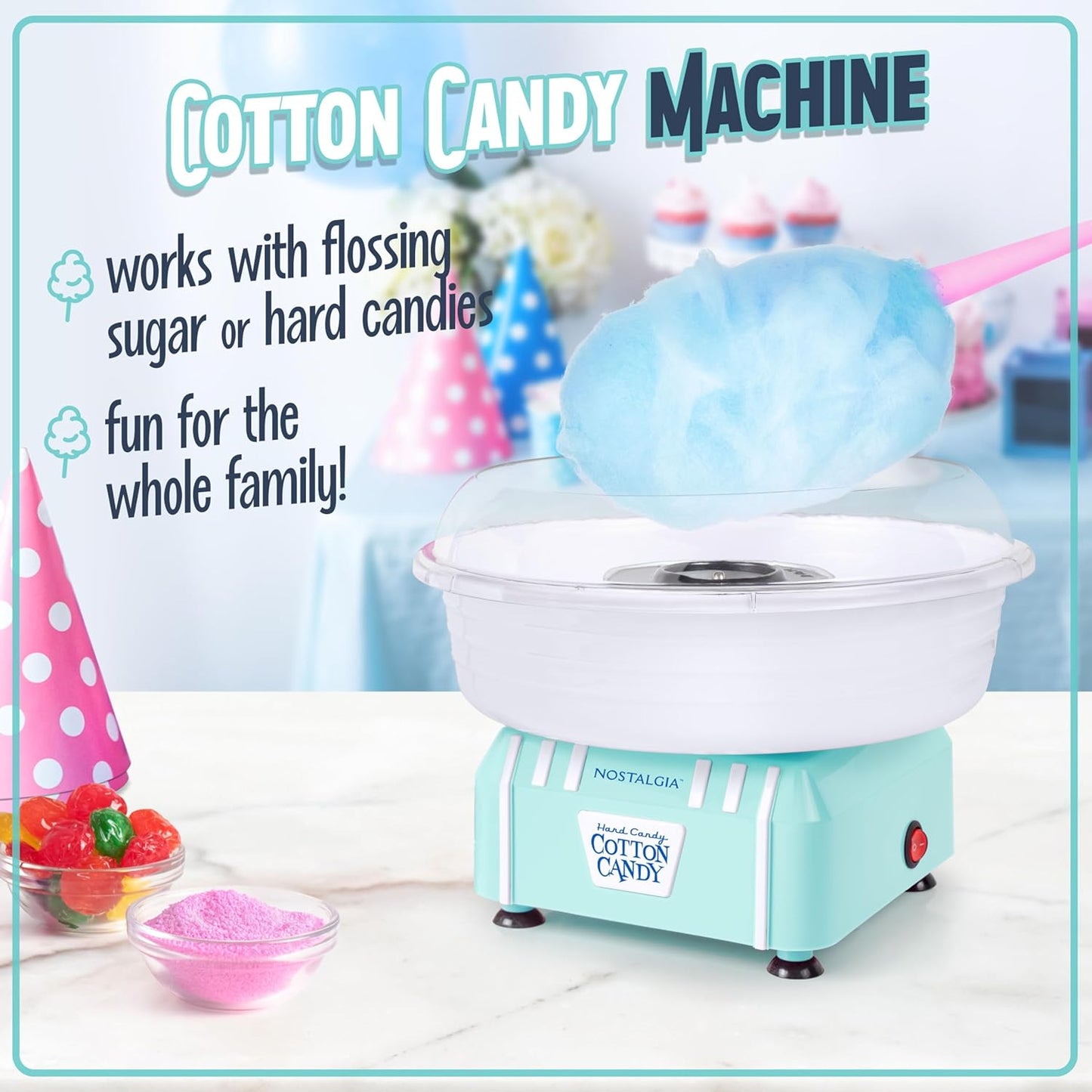 Retro Tisch-Zuckerwattemaschine für Süssigkeiten